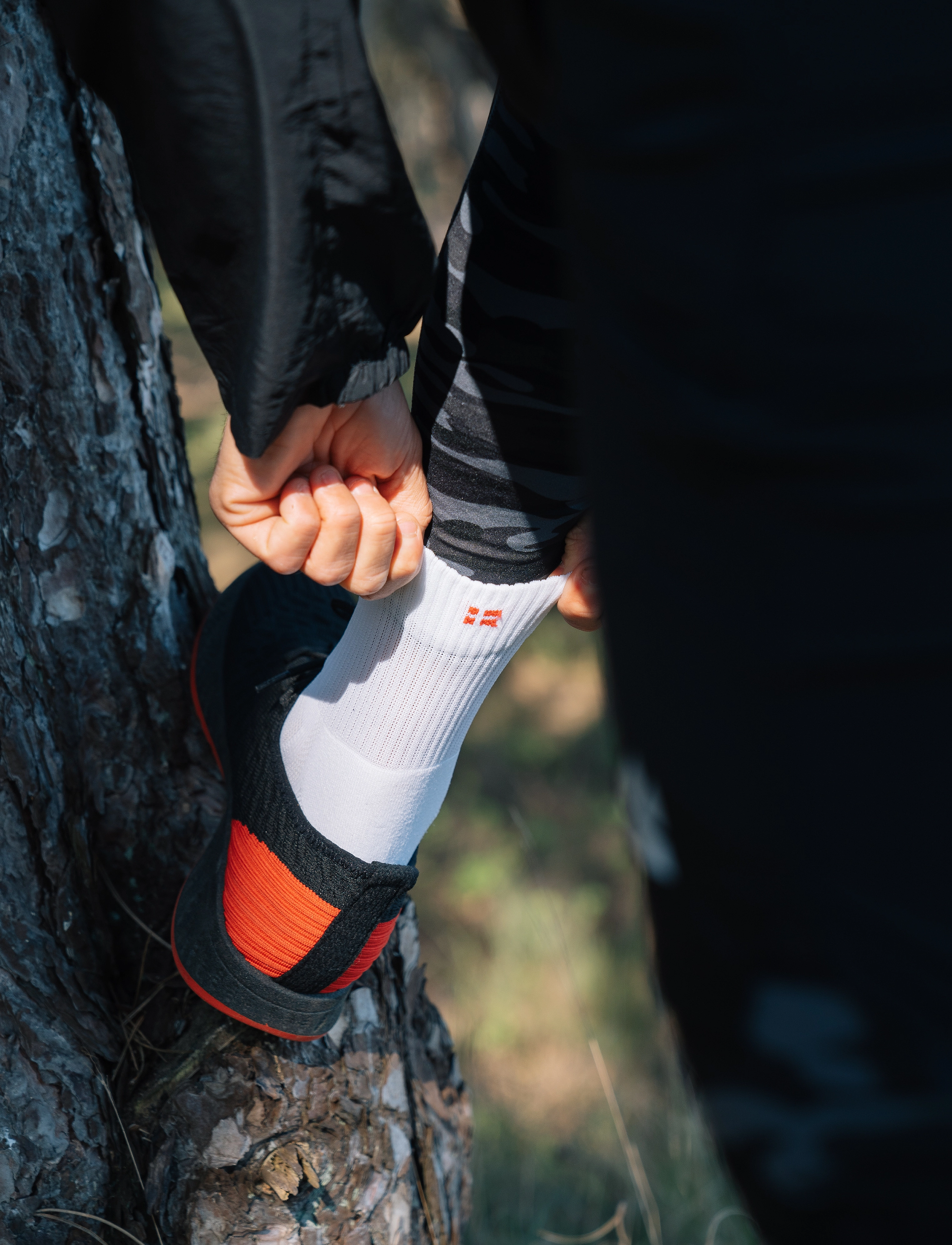 Danish Endurance Long Distance Running Quarter Socks 3-Pack, Mænd, Løbe Quarter Sokker, Hvid, Str: 43-47