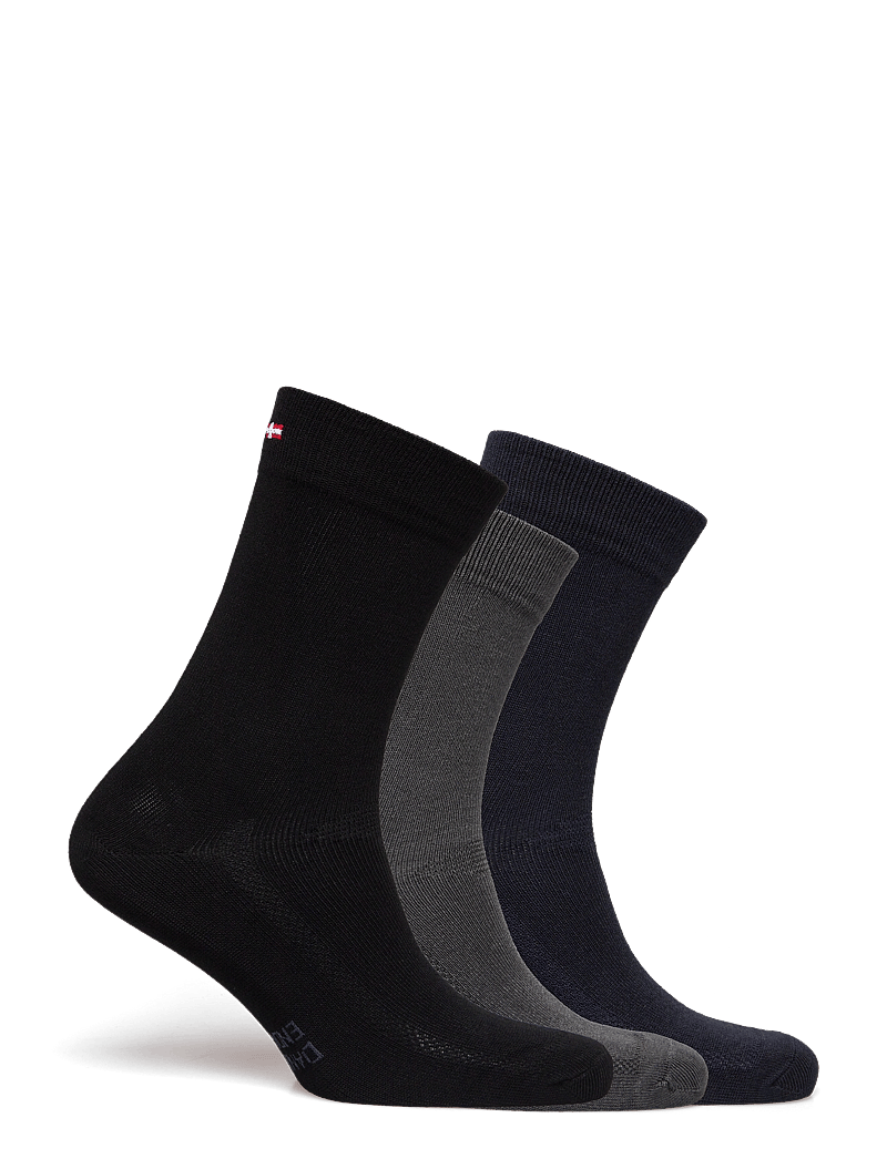Danish Endurance - Bamboo Blend Dress Socks 3 Pack - sportstrømper - mc (2xblack, 2xgrey, 2xnavy blue) - 1