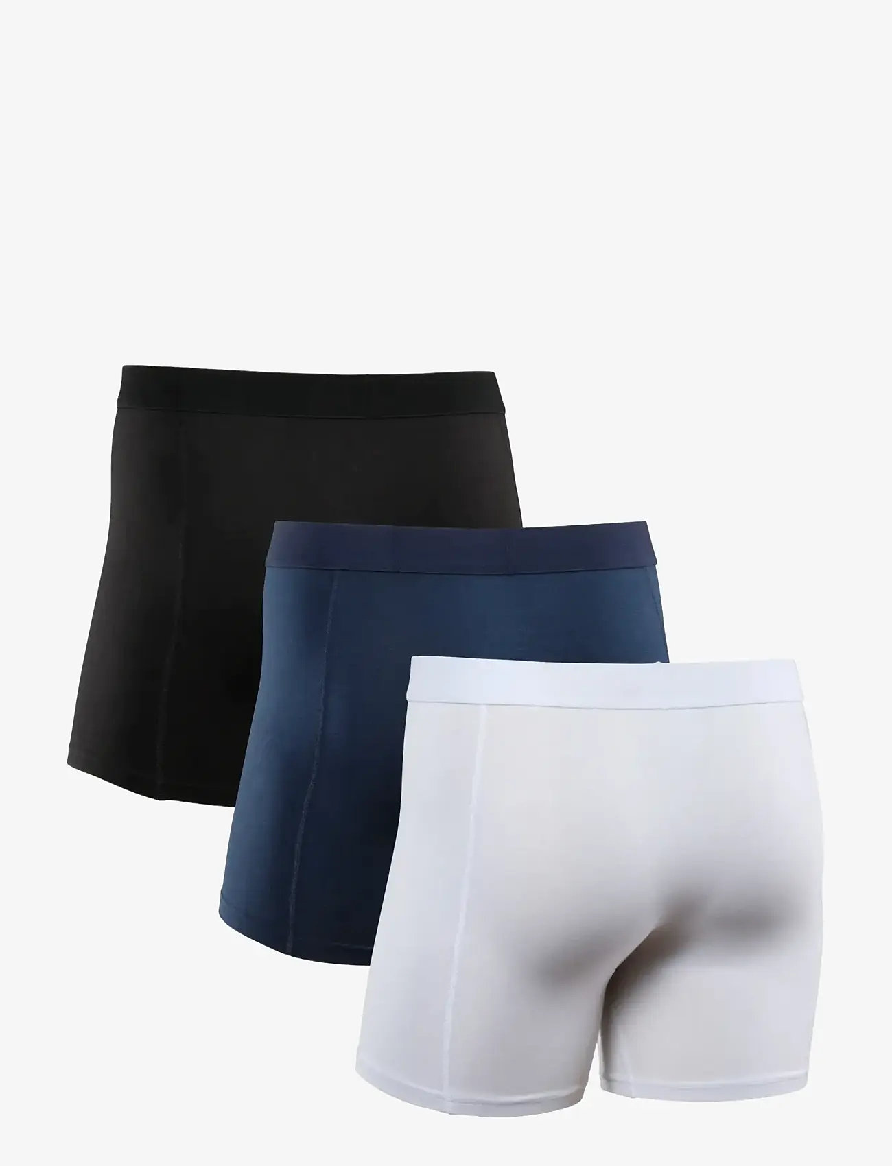 Danish Endurance - Men's Organic Trunks 3-pack - boxerkalsonger - multicolor (1x black, 1x blue, 1x white) - 2