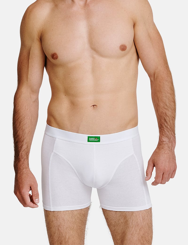 Danish Endurance - Men's Organic Trunks 3-pack - boxerkalsonger - multicolor (1x black, 1x blue, 1x white) - 4