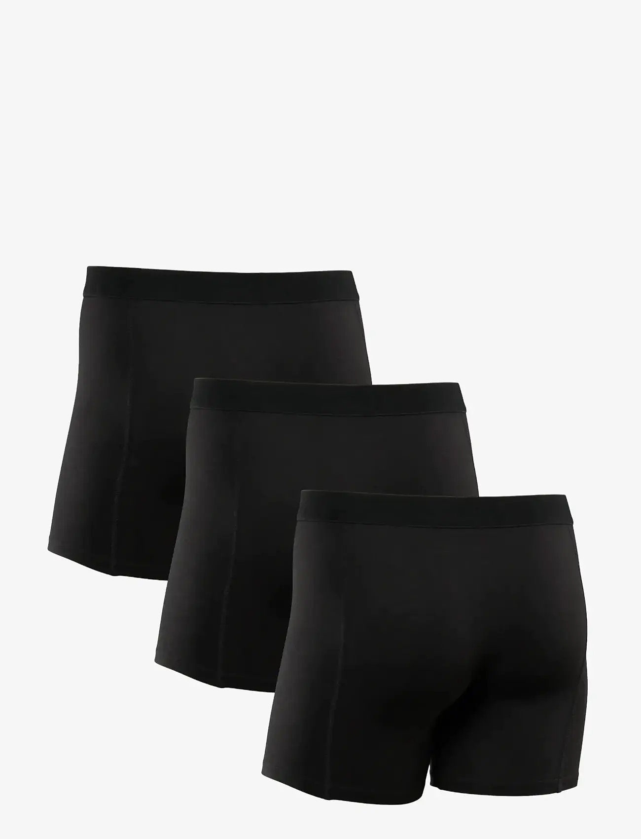 Danish Endurance - Men's Organic Trunks 3-pack - boxerkalsonger - black - 2