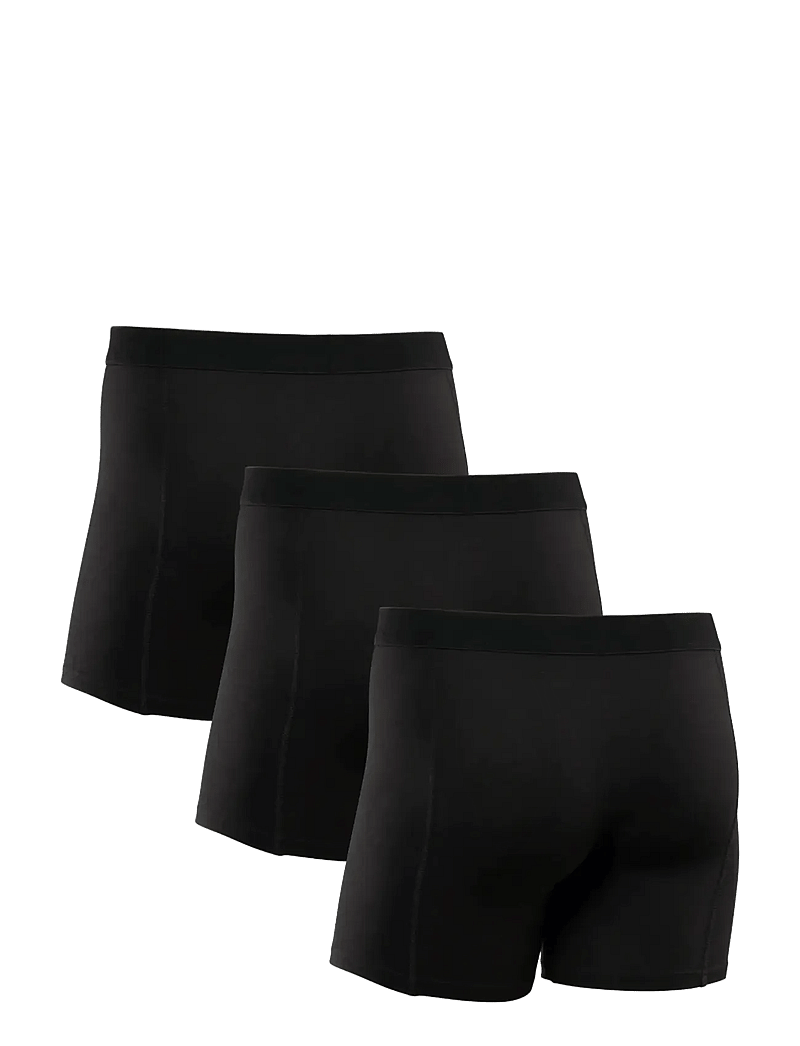 Danish Endurance - Men's Organic Trunks 3-pack - boxerkalsonger - black - 2