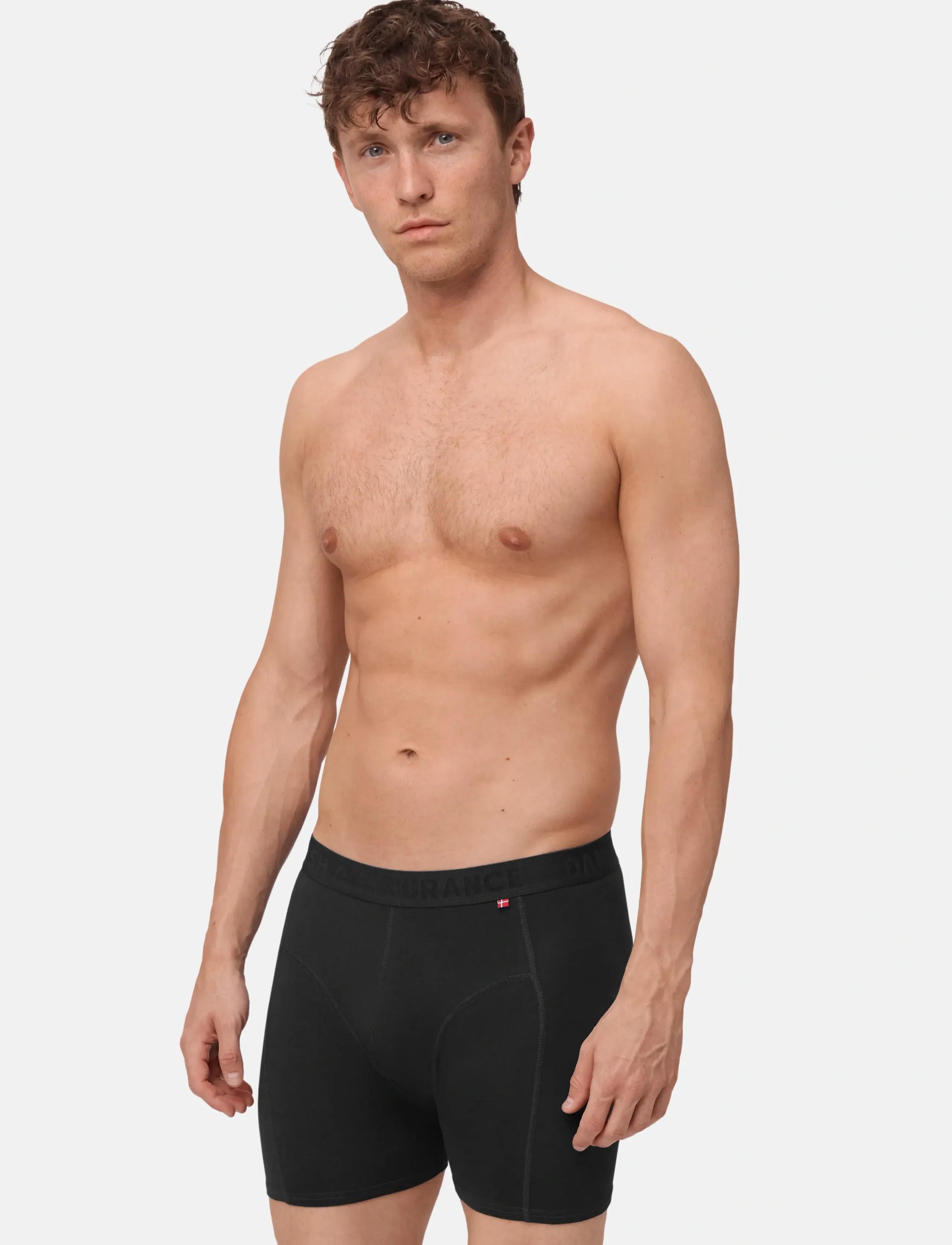 Danish Endurance Organic Cotton Trunks (Men) 3-Pack, M, Sport, Schwarz - Boxers, Männerswear