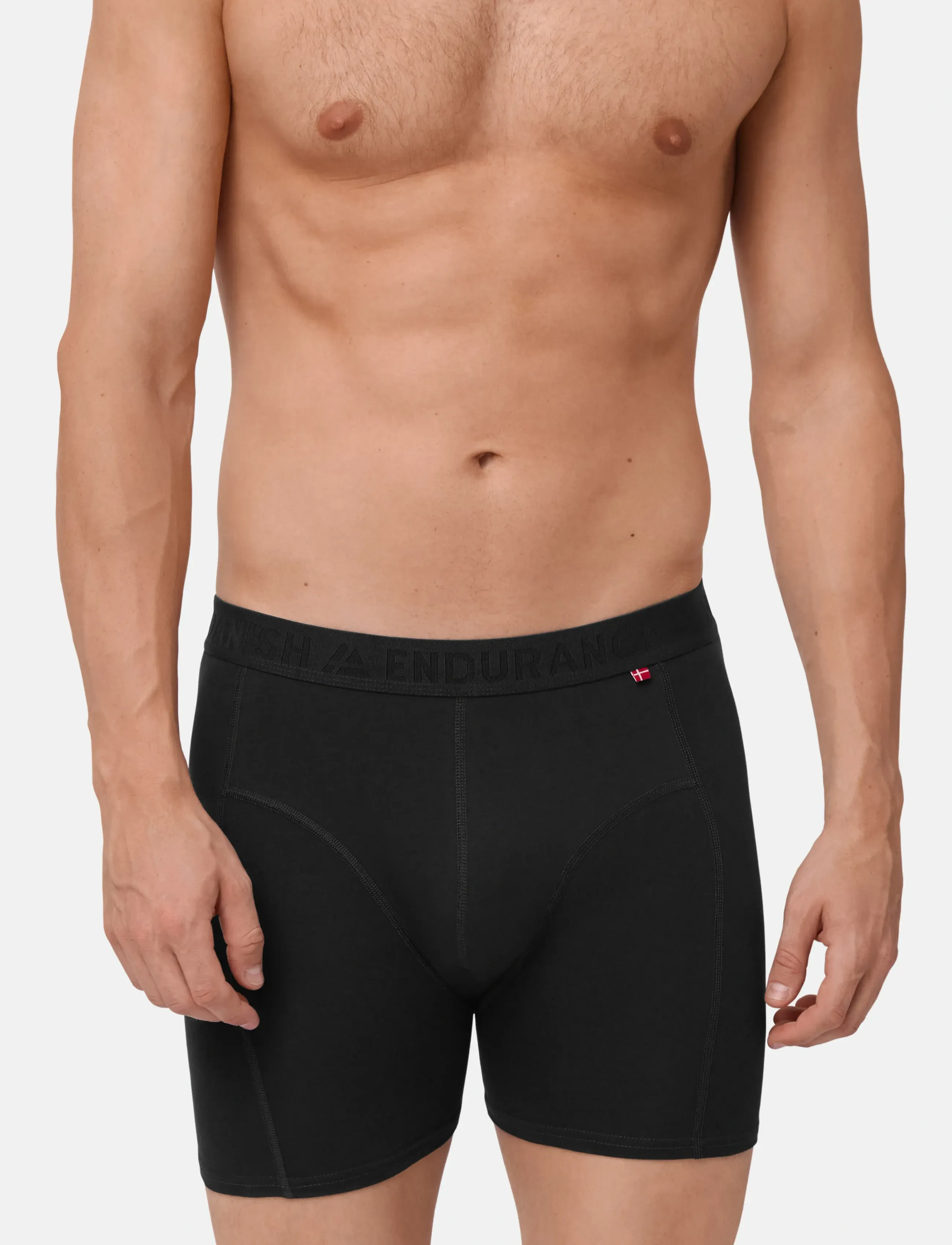 Danish Endurance - Organic Cotton Trunks (Men) 3-pack - boxershorts - black - 3