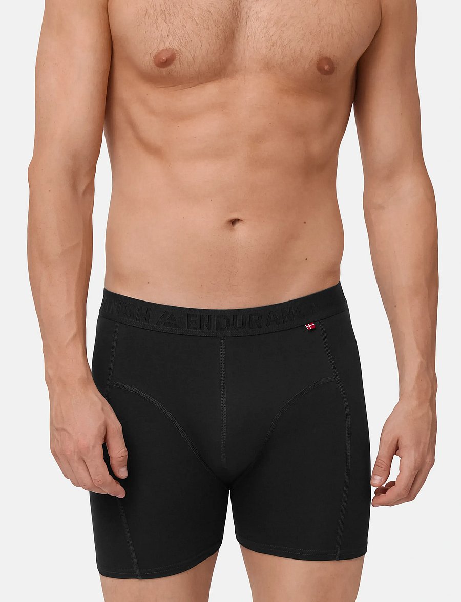 Danish Endurance - Organic Cotton Trunks (Men) 3-pack - boxers - black - 3