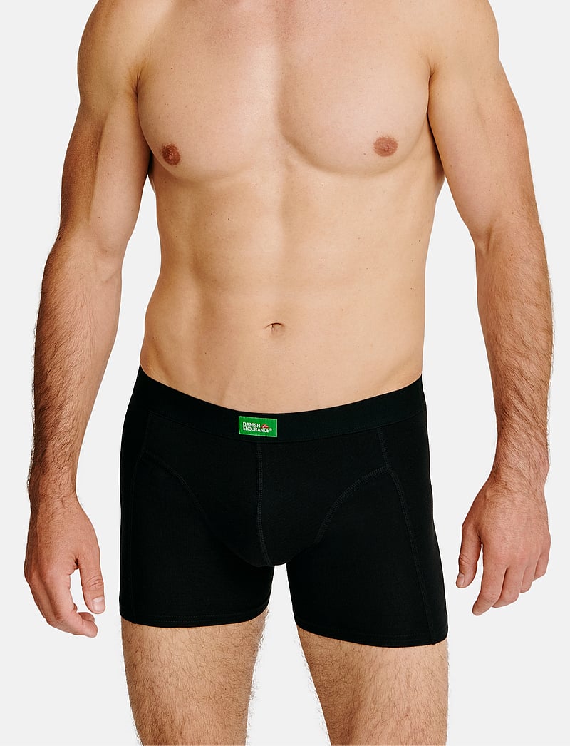 Danish Endurance - Men's Organic Trunks 3-pack - boxerkalsonger - black - 4
