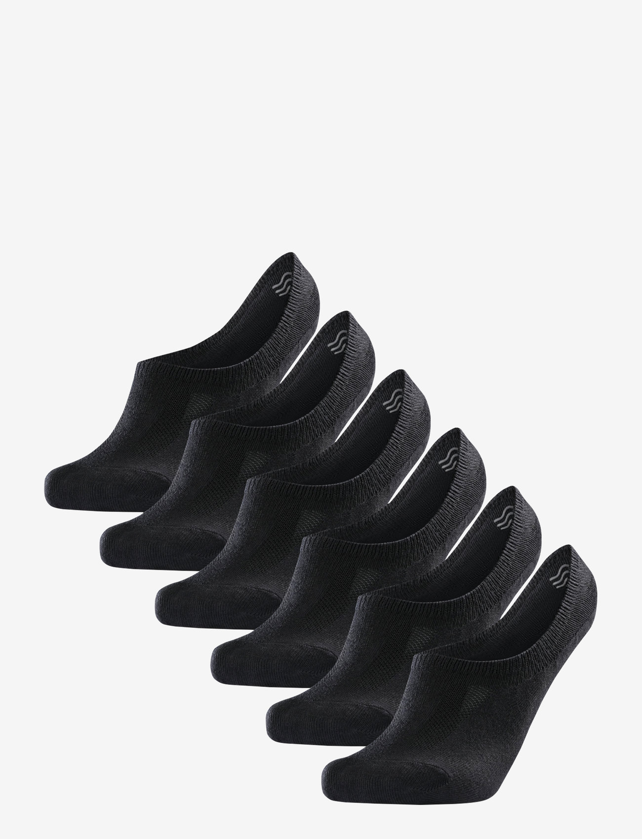 Danish Endurance - No-Show Cotton Socks 6-pack - chaussette de cheville - black - 1
