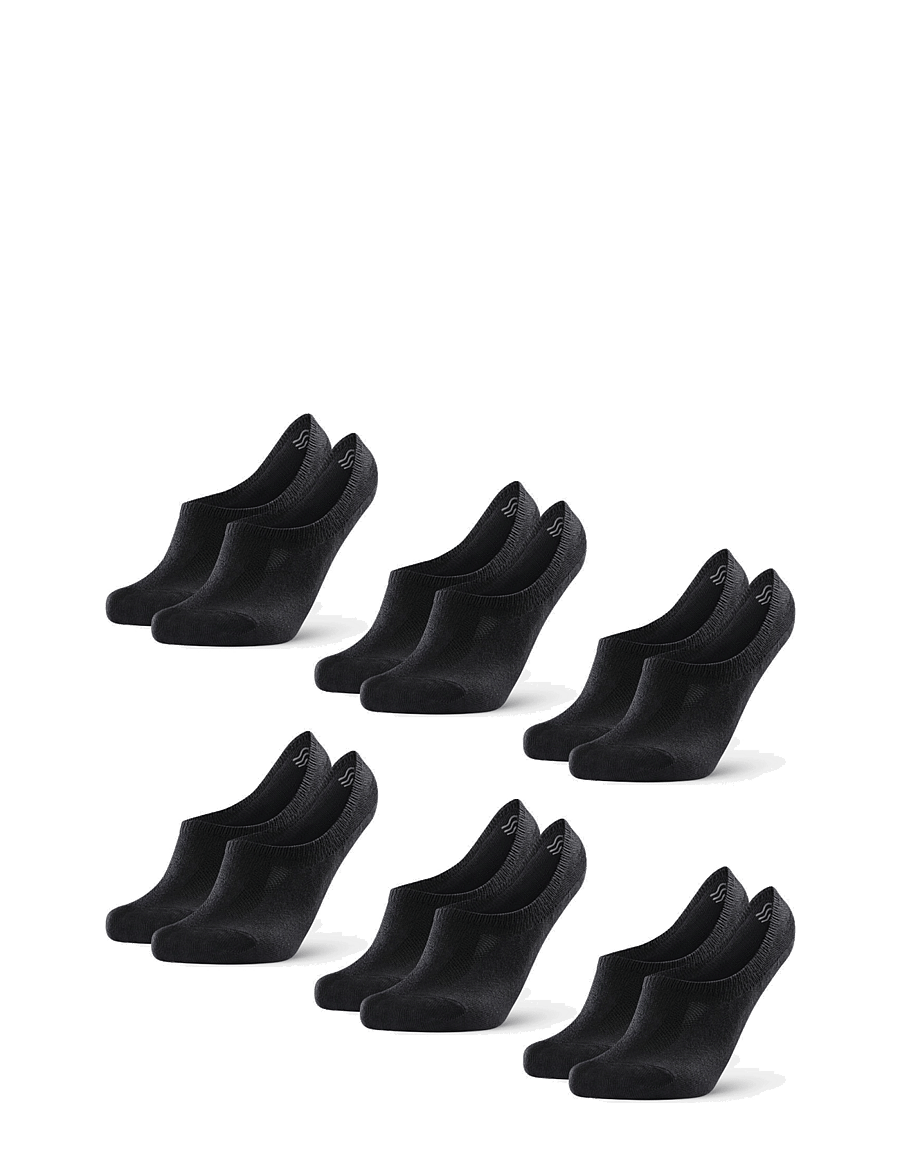 Danish Endurance - Cotton No-Show Socks 6-pack - strümpfe - black - 1