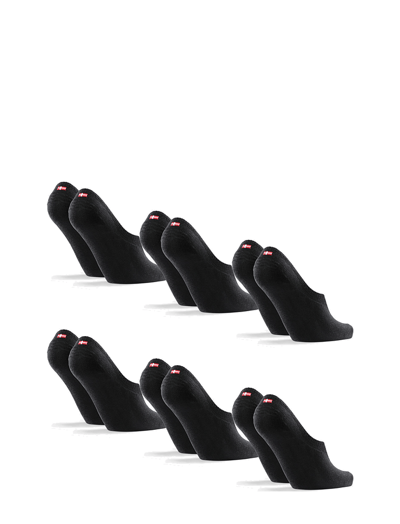 Danish Endurance - No-Show Cotton Socks 6-pack - sportsocken - black - 2