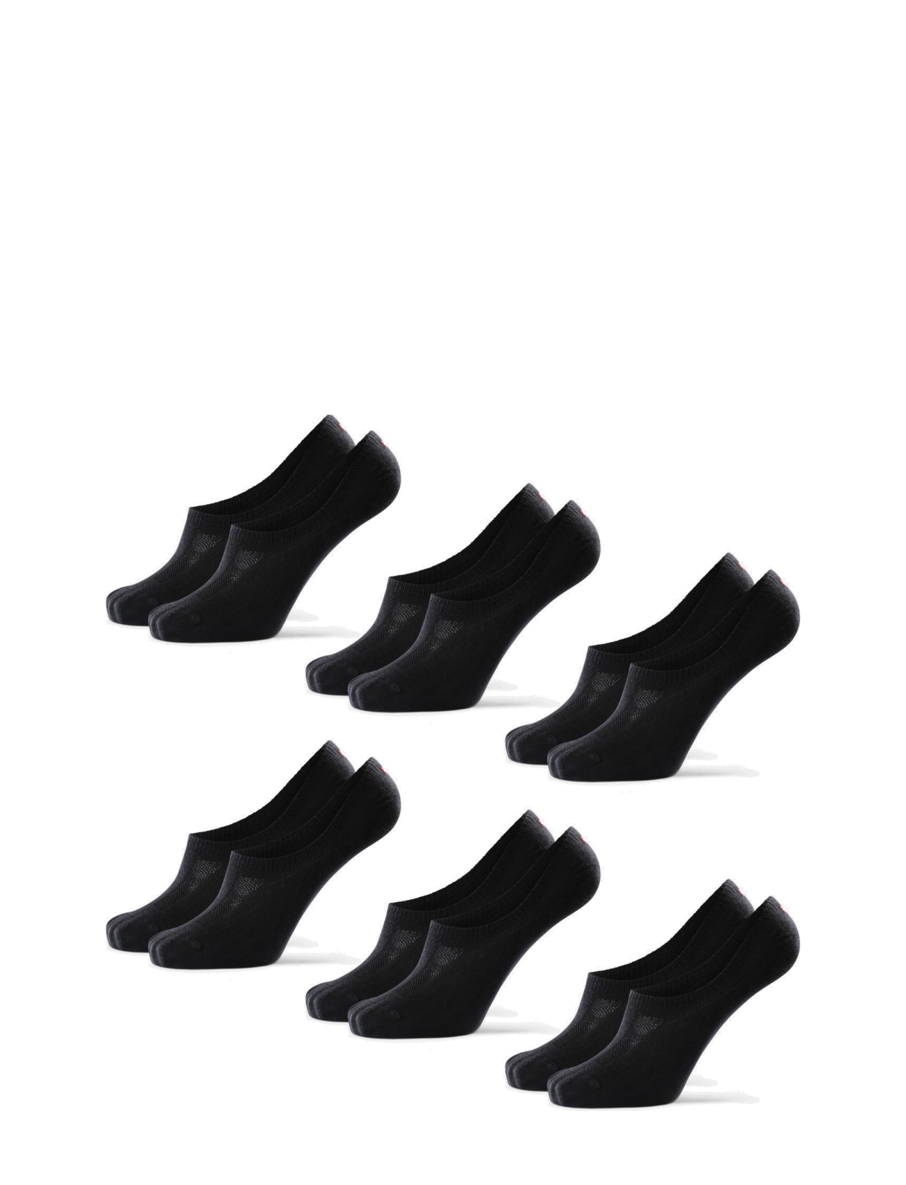 Danish Endurance - Cotton No-Show Socks 6-pack - strümpfe - black - 3