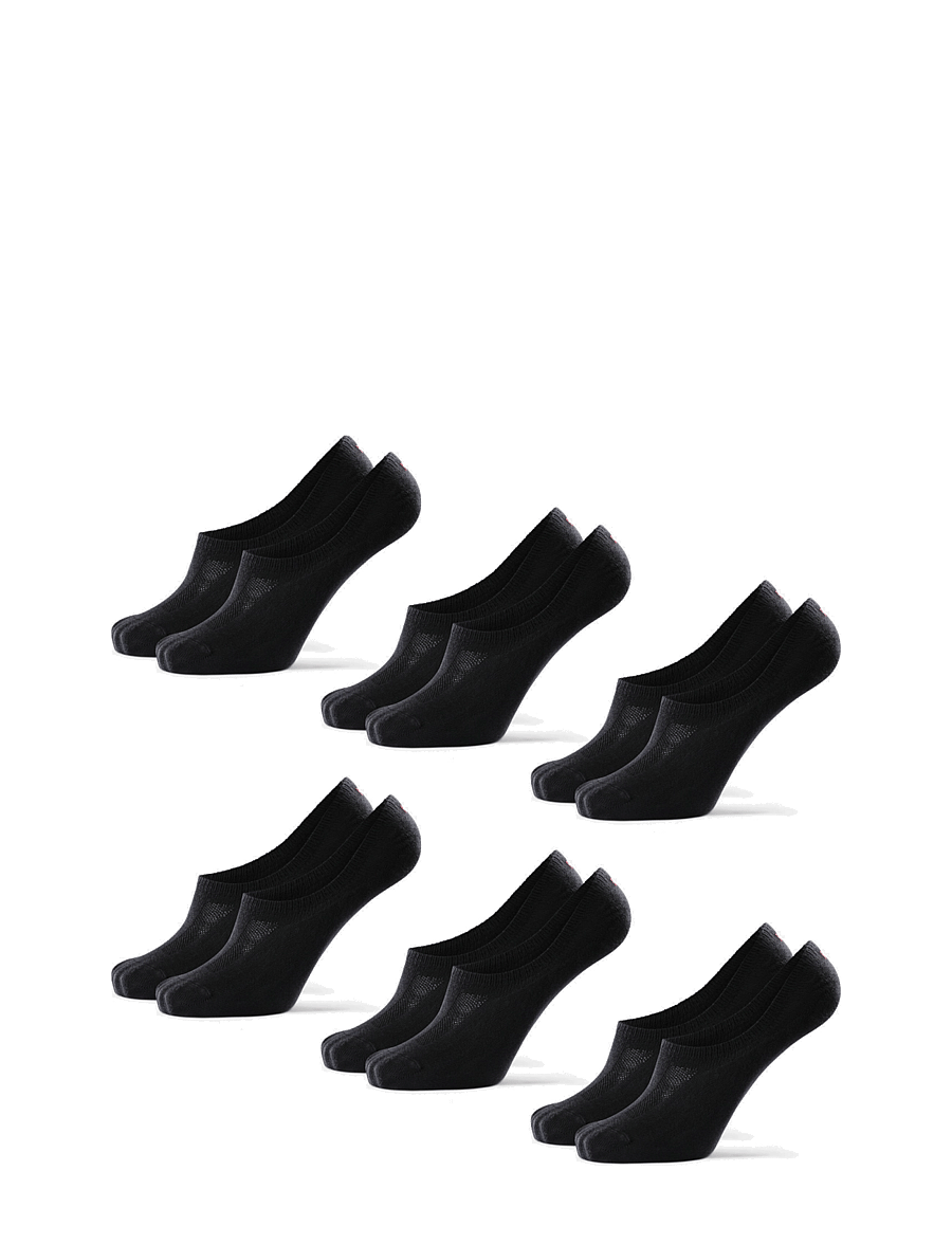 Danish Endurance - Cotton No-Show Socks 6-pack - strümpfe - black - 3