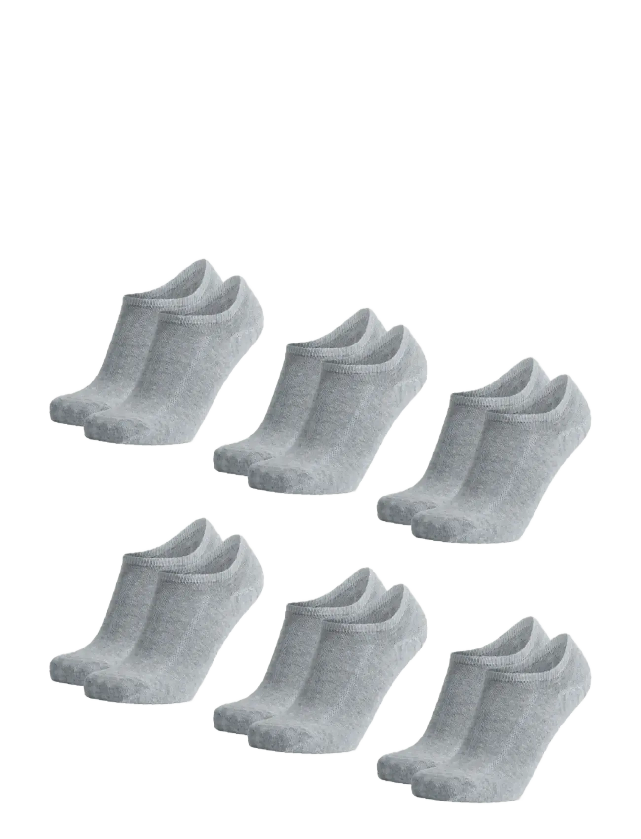Danish Endurance Cotton No-Show Socks 6-pack - Danish Endurance - GREY / grey