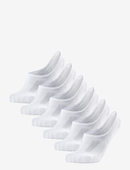Danish Endurance - No-Show Cotton Socks 6-pack - najniższe ceny - white - 0