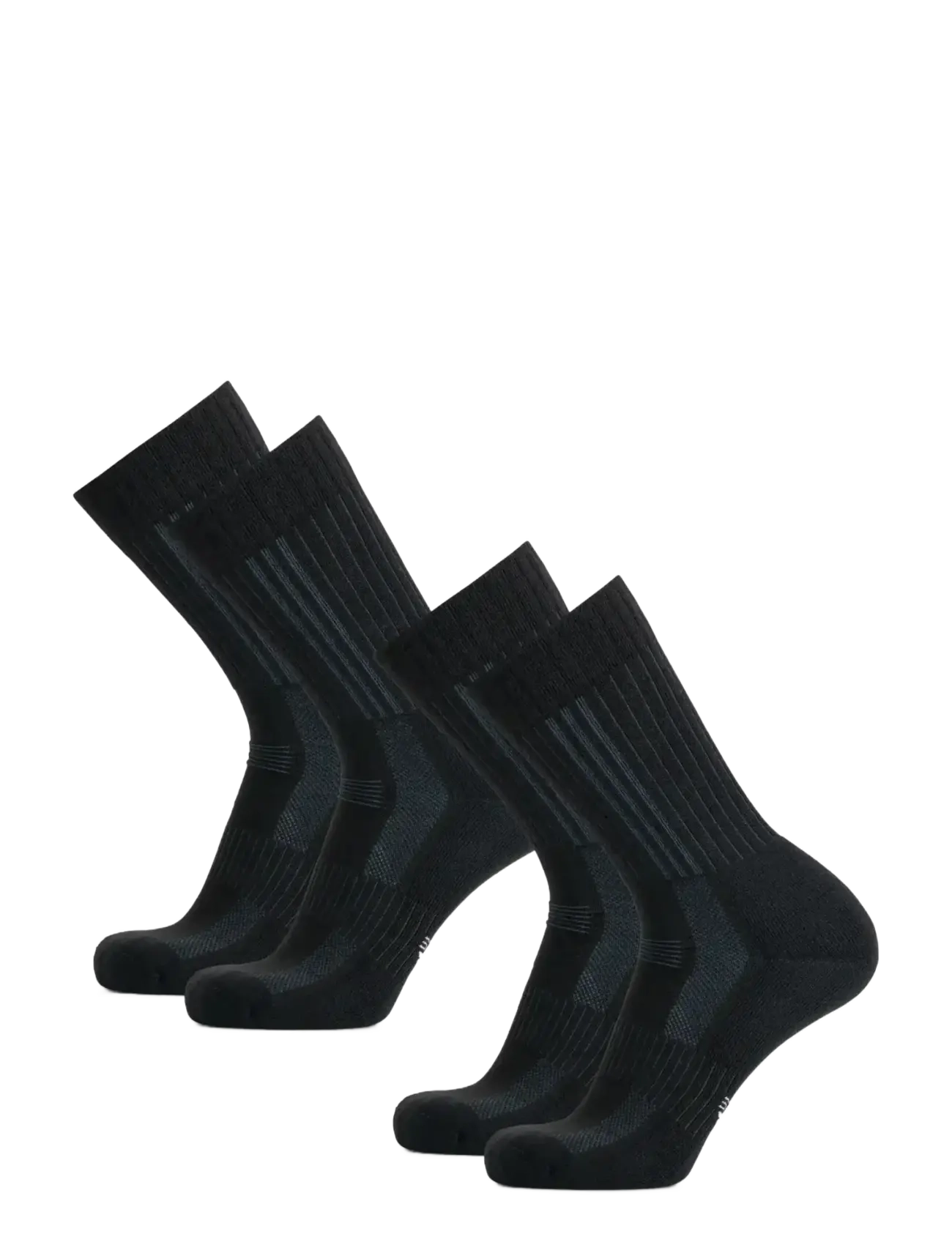 Danish Endurance - Premium Hiking Crew Socks 2-pack - laveste priser - black - 3