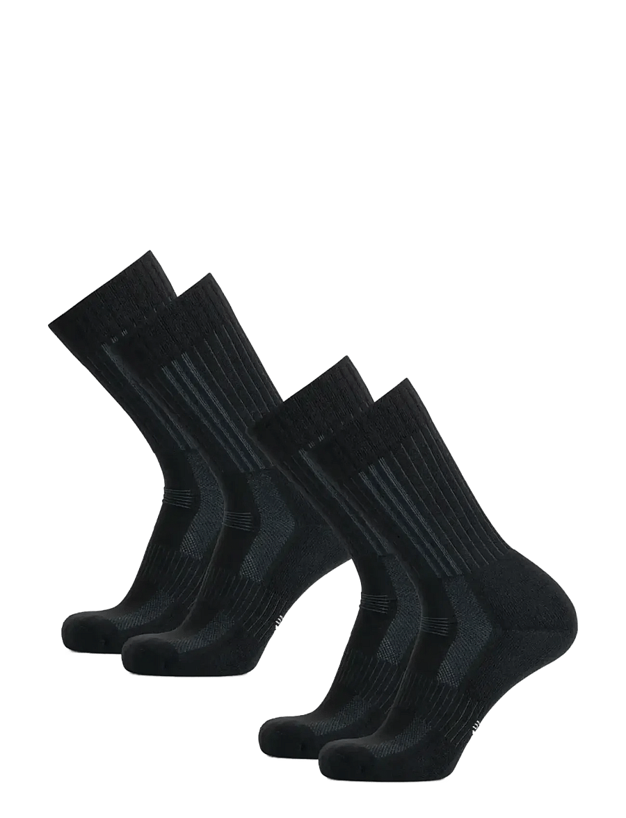 Danish Endurance - Premium Hiking Crew Socks 2-pack - spordisokid - black - 3