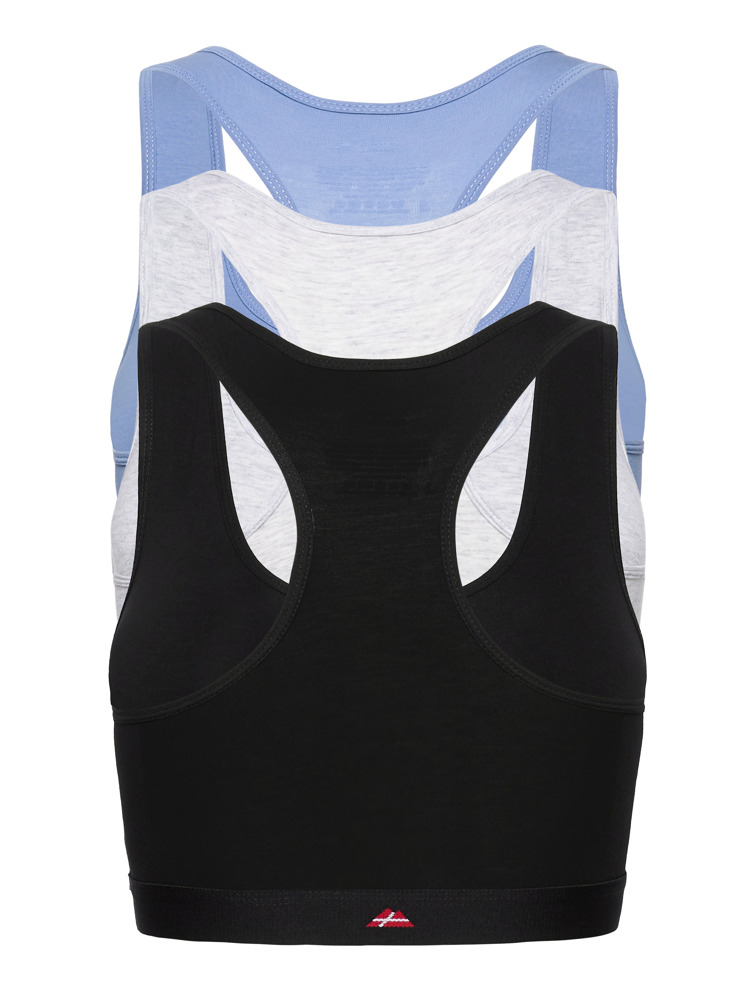 Danish Endurance Organic Cotton Bralette (Women) 3-Pack bh dam – bild 3