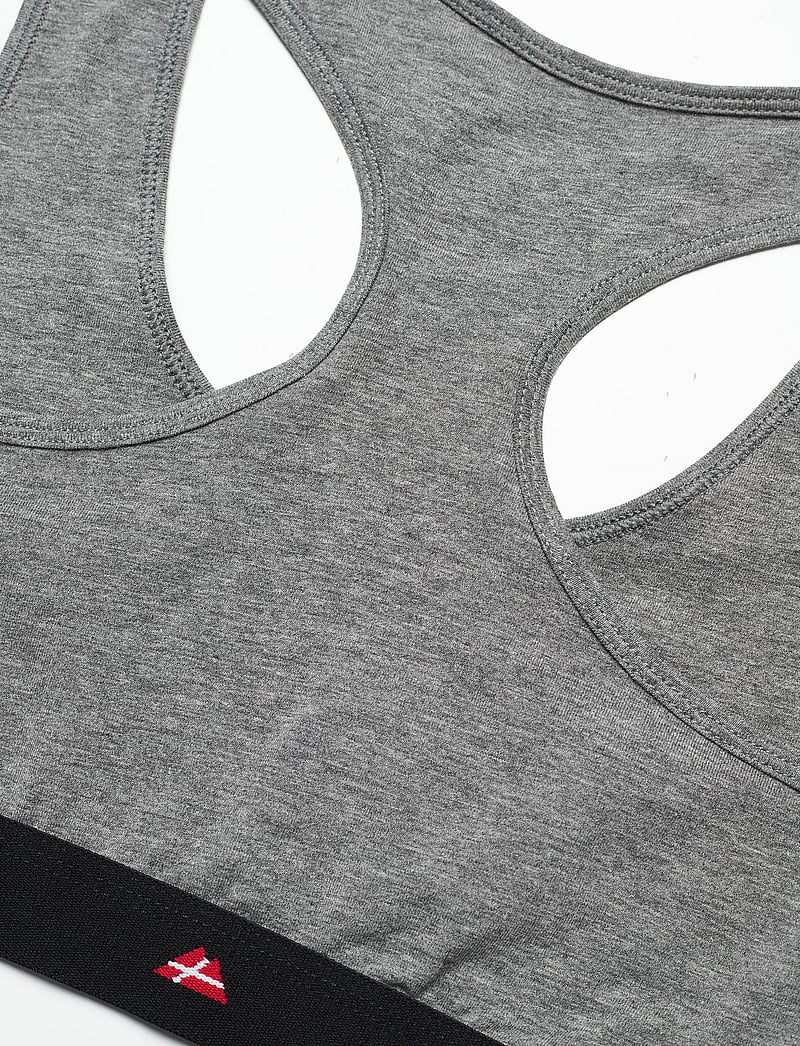 Danish Endurance - Women's Organic Cotton Bralette 3-pack - sport-bhs - multicolor (2x black, 1x grey/black) - 5