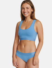 Danish Endurance - Organic Cotton Bikini 3 Pack - underwear - multicolor (1x black, 1x grey mélange, 1x light blue) - 0