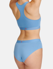Danish Endurance - Organic Cotton Bikini 3 Pack - underkläder - multicolor (1x black, 1x grey mélange, 1x light blue) - 3