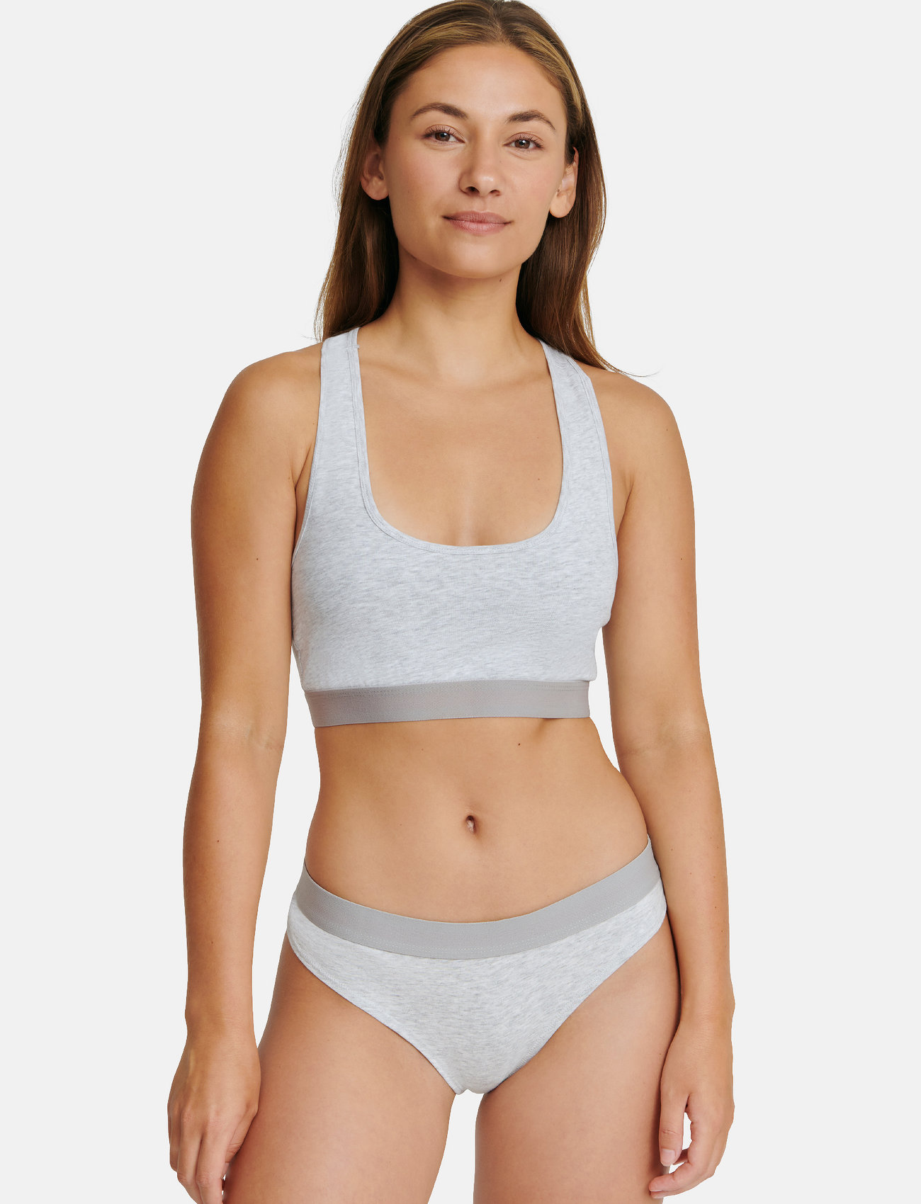 Danish Endurance - Organic Cotton Bikini 3 Pack - alhaisimmat hinnat - grey - 1