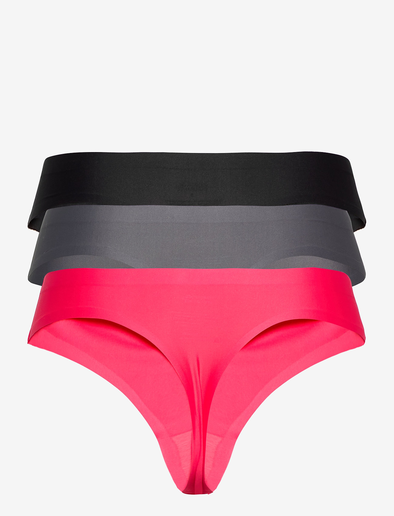 Danish Endurance - Women's Invisible Thong - unterwäsche - multicolor (1 x black, 1 x grey, 1 x pink) - 5