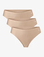 Women's Invisible Thong - BEIGE