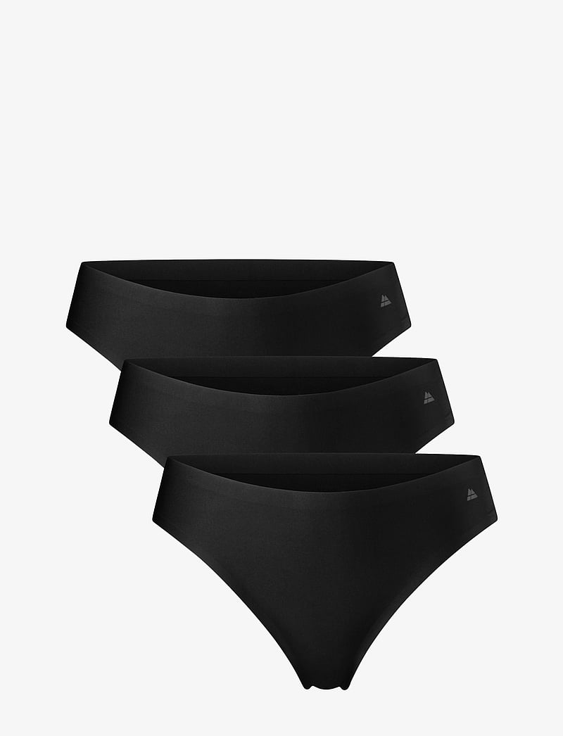 Danish Endurance - Invisible Thong (Women) 3-pack - slips - black - 1