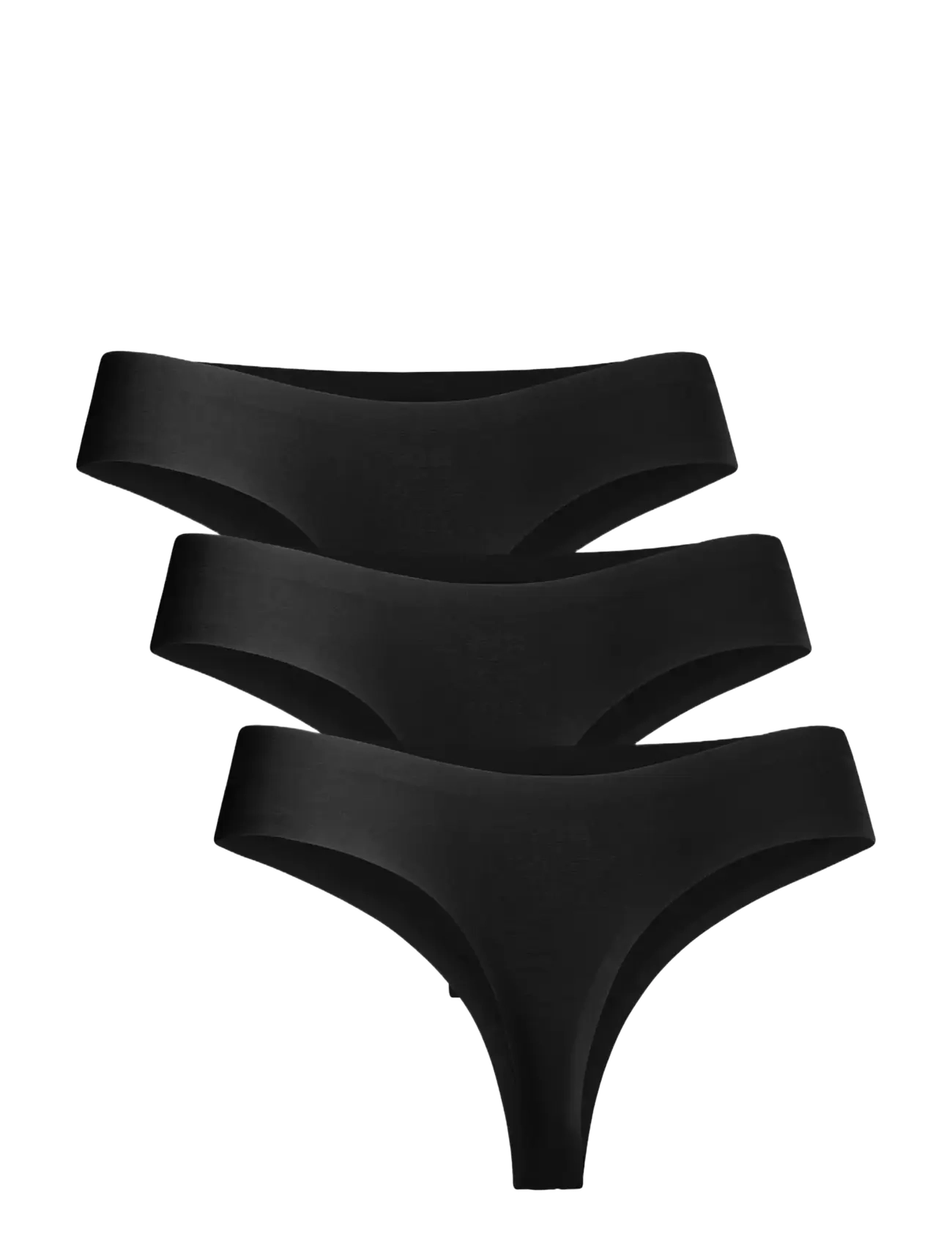 Danish Endurance - Invisible Thong (Women) 3-pack - lowest prices - black - 2