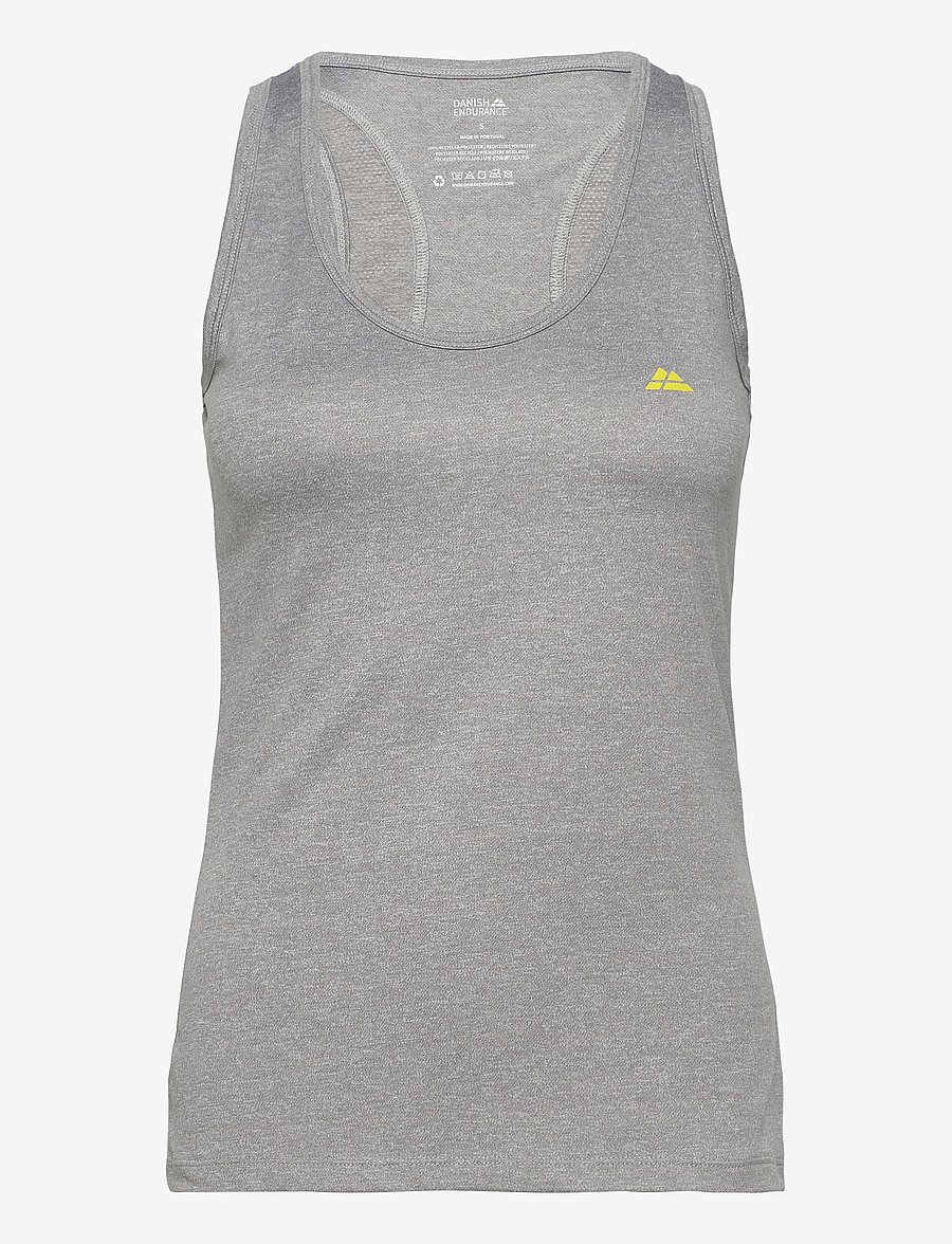 Danish Endurance - Sustain Sports Tank Top (Women) 1-pack - tank tops - grey - 1