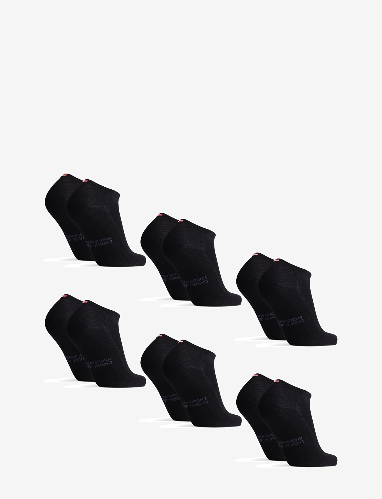Danish Endurance - Bamboo Low-Cut Socks 6-pack - sportsocken - black - 2
