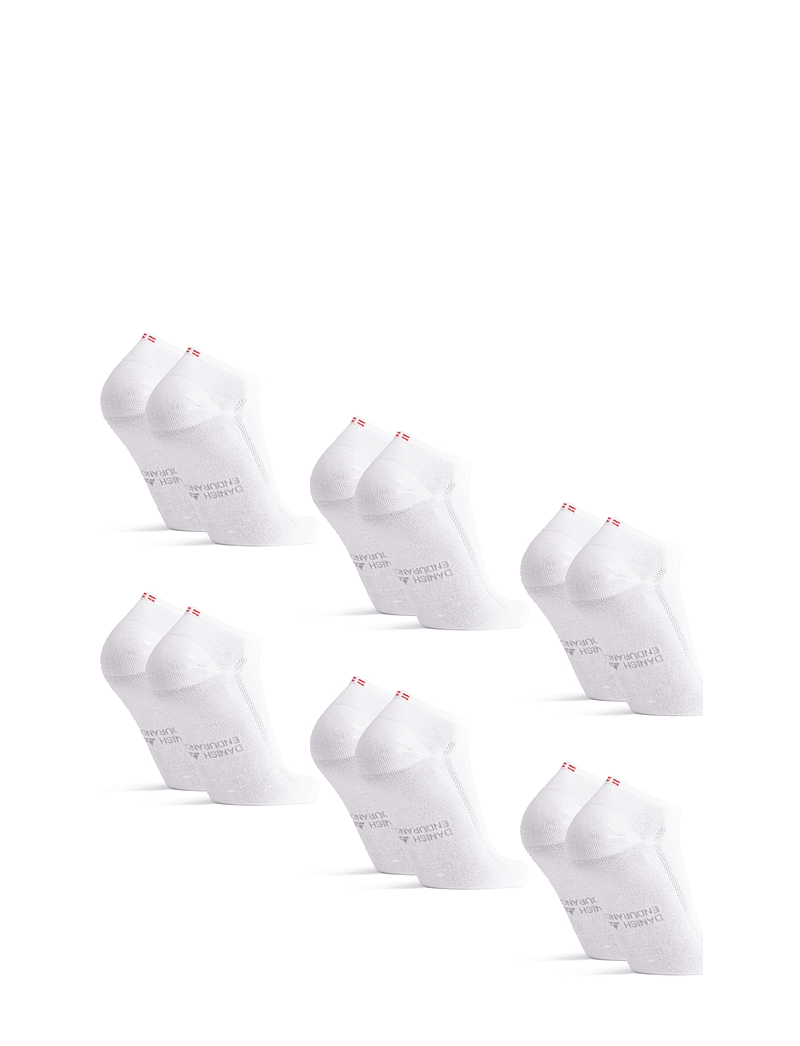 Danish Endurance - Low-Cut Bamboo Dress Socks 6-pack - spordisokid - white - 2