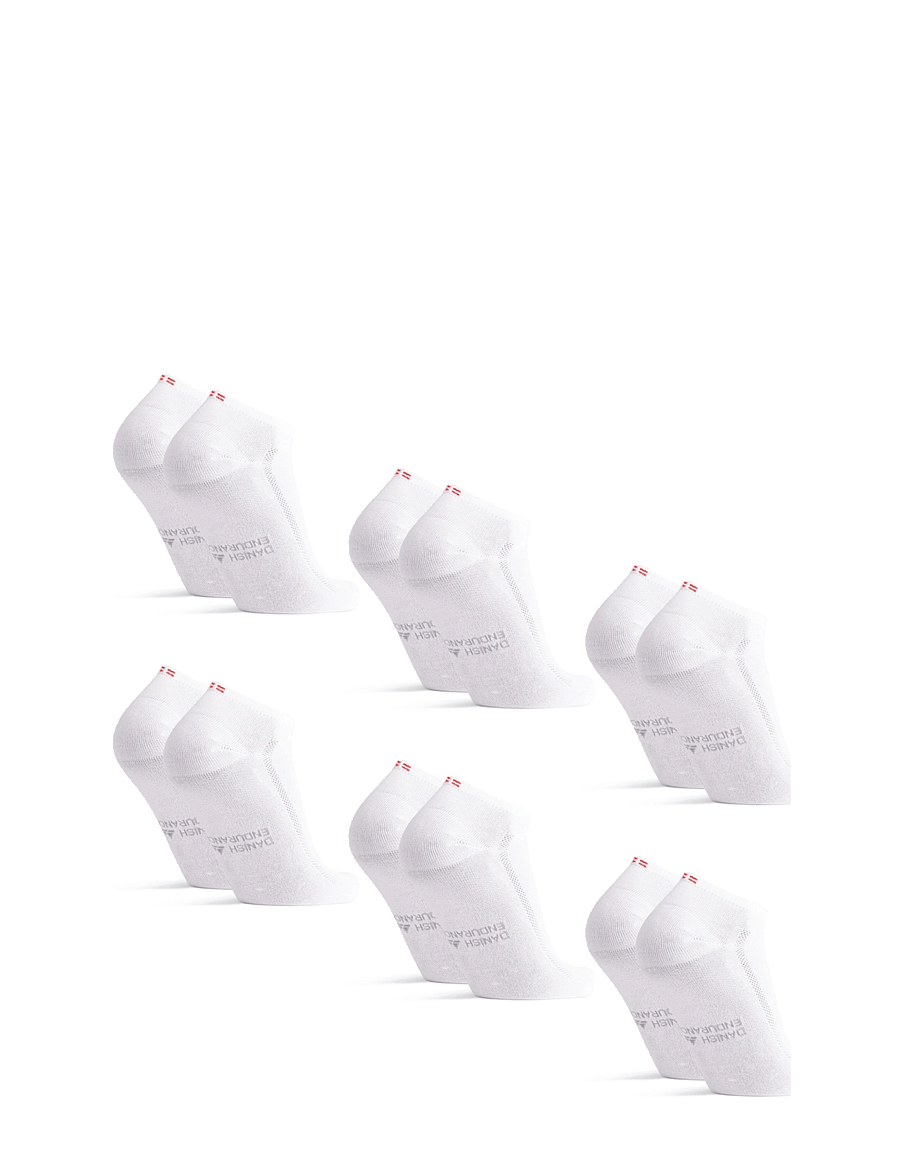 Danish Endurance - Bamboo Low-Cut Socks 6-pack - strümpfe - white - 2