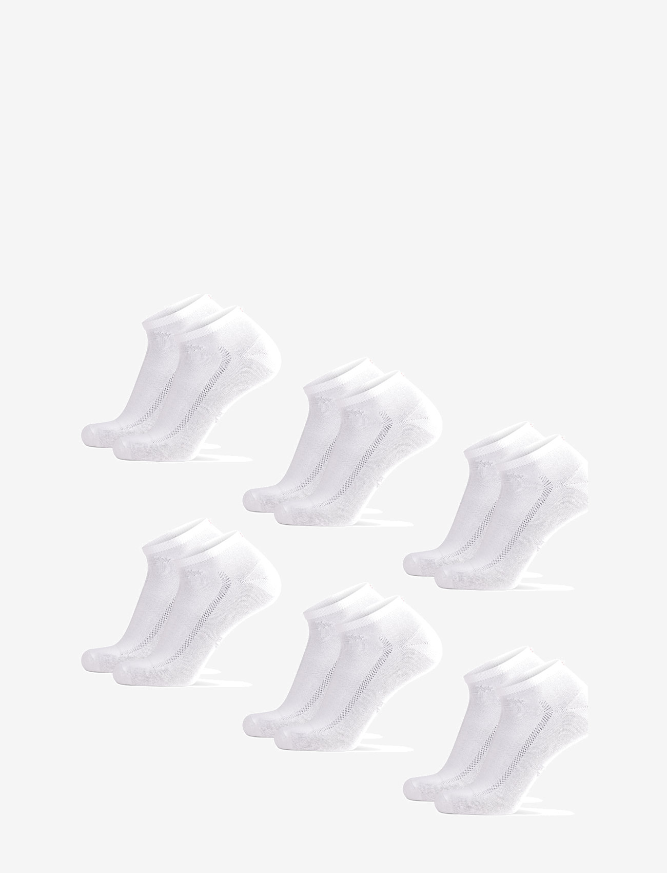 Danish Endurance - Low-Cut Bamboo Dress Socks 6-pack - laveste priser - white - 2