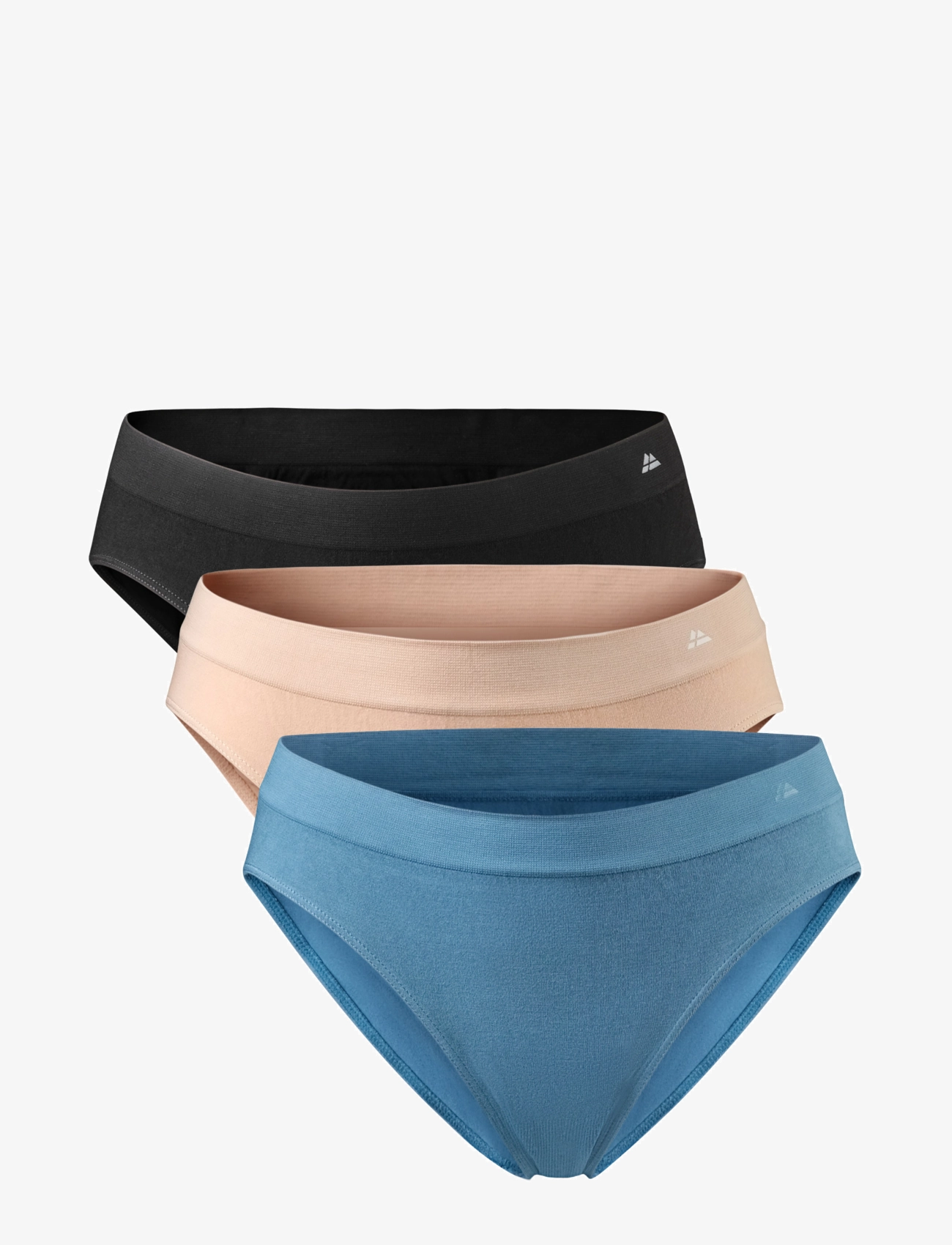 Danish Endurance Bamboo Bikini (Women) 3-pack - Danish Endurance - MULTICOLOR (1X BLACK, 1X LYON'S BLUE, 1X NUDE BEIGE) / multi