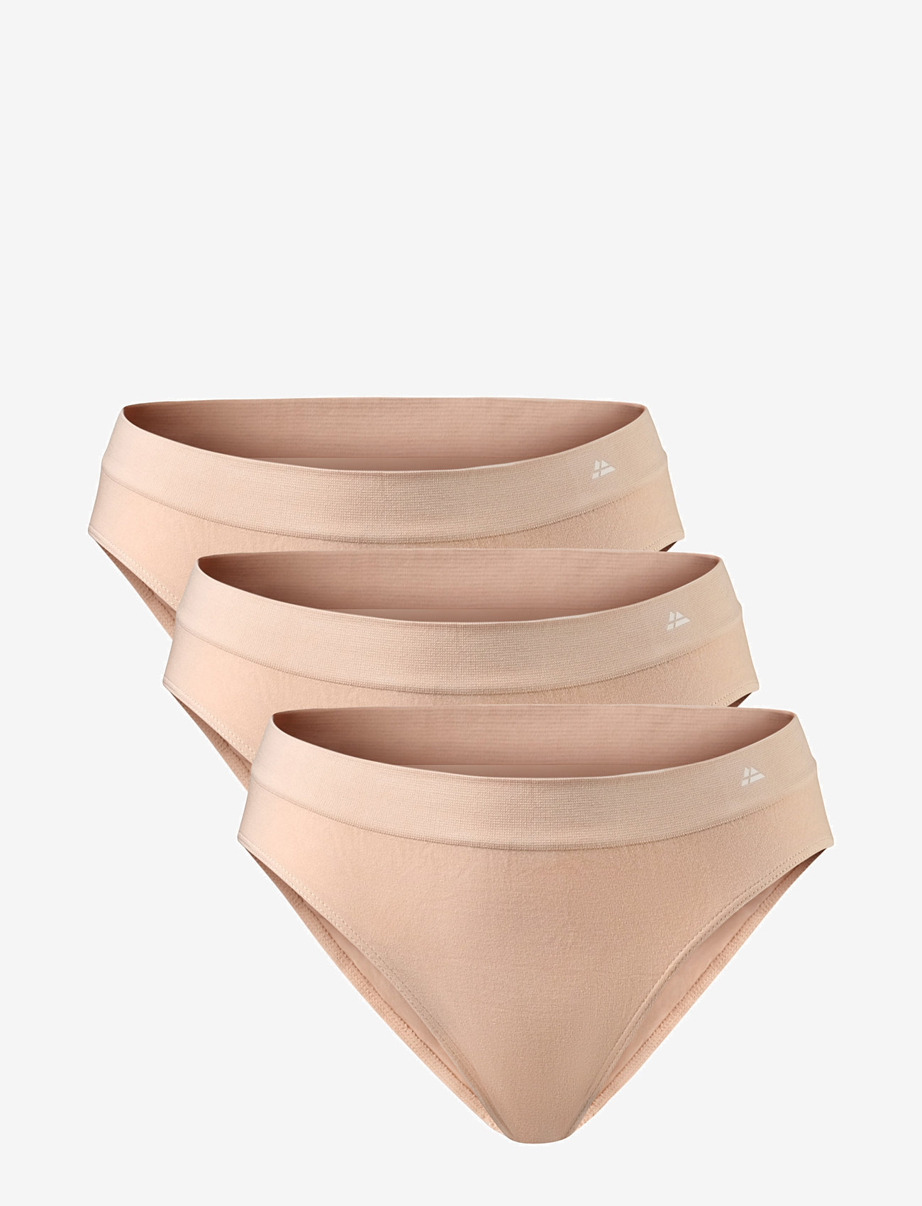Danish Endurance - Women's Bamboo Bikini 3-pack - undertøj - beige - 1