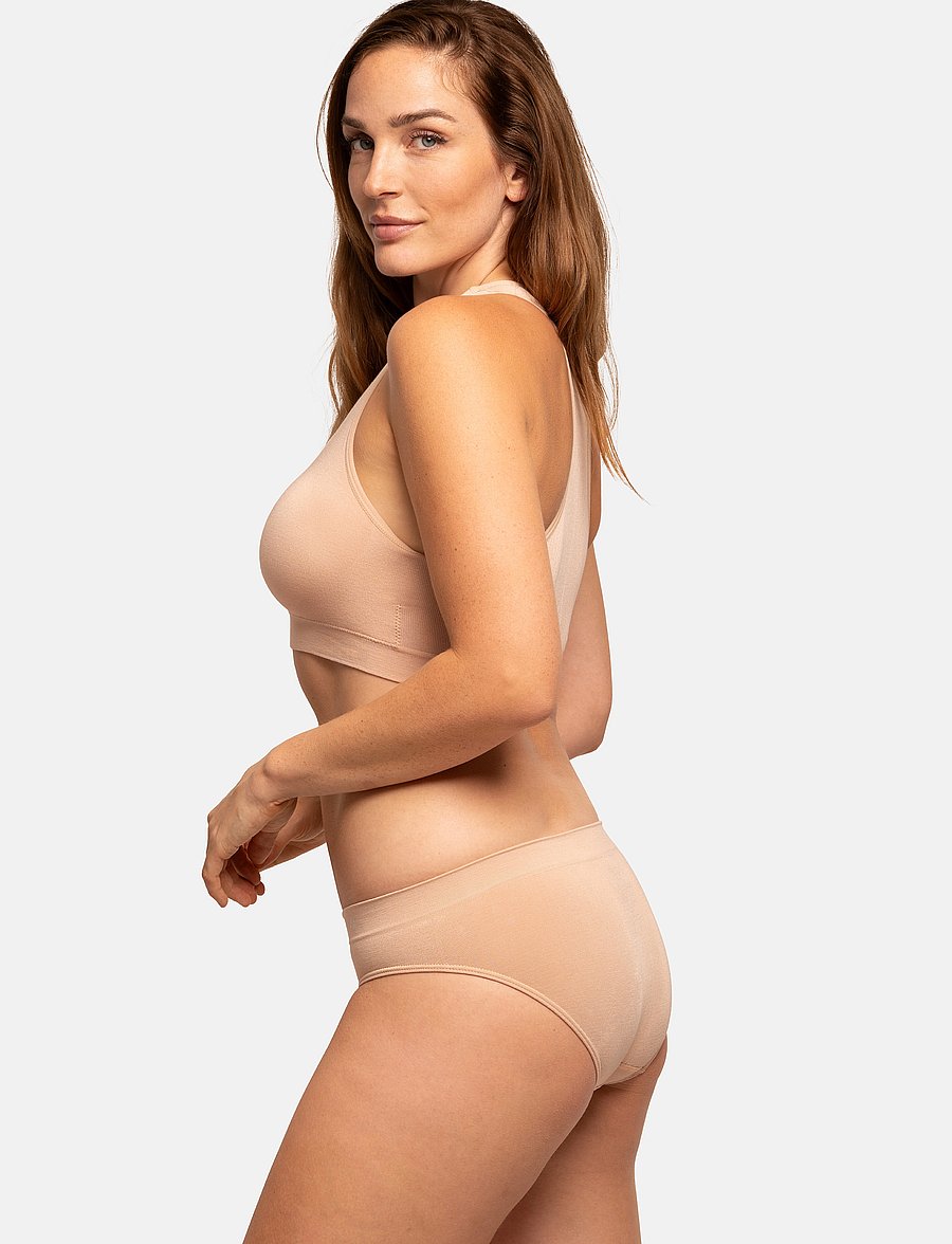 Danish Endurance - Bamboo Bikini (Women) 3-pack - unterwäsche & socken - beige - 3