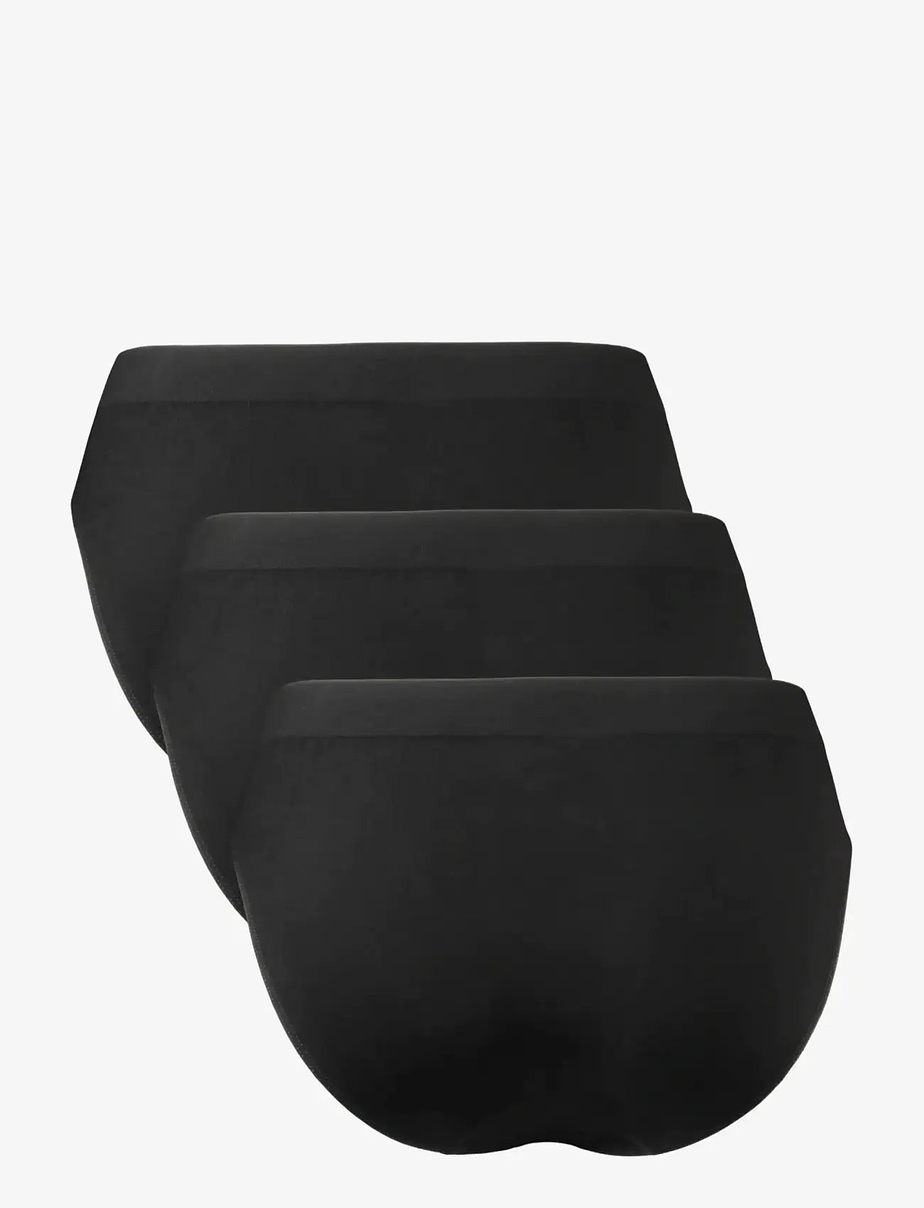 Danish Endurance - Women's Bamboo Bikini 3-pack - alusvaatteet - black - 2