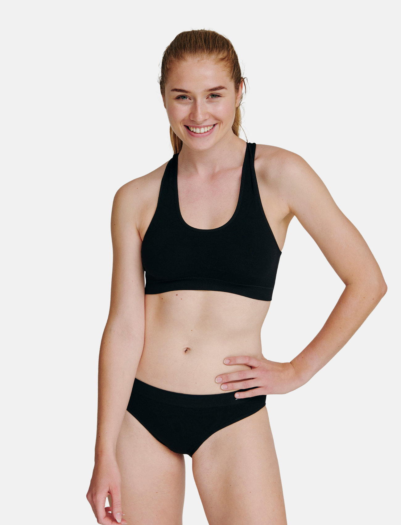 Danish Endurance - Women's Bamboo Bikini - laveste priser - black - 1