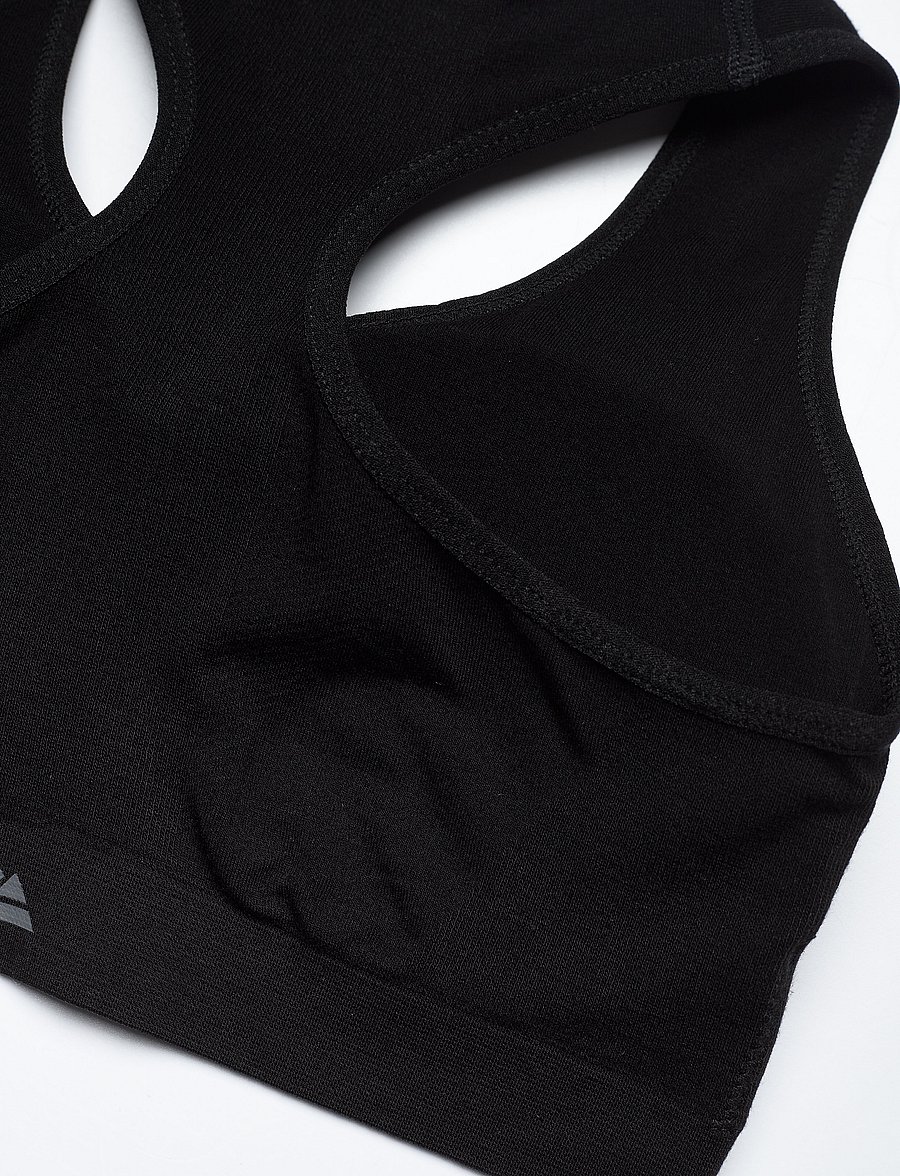 Danish Endurance - Bamboo Bralette (Women) 1-pack - zems atbalsts - black - 5