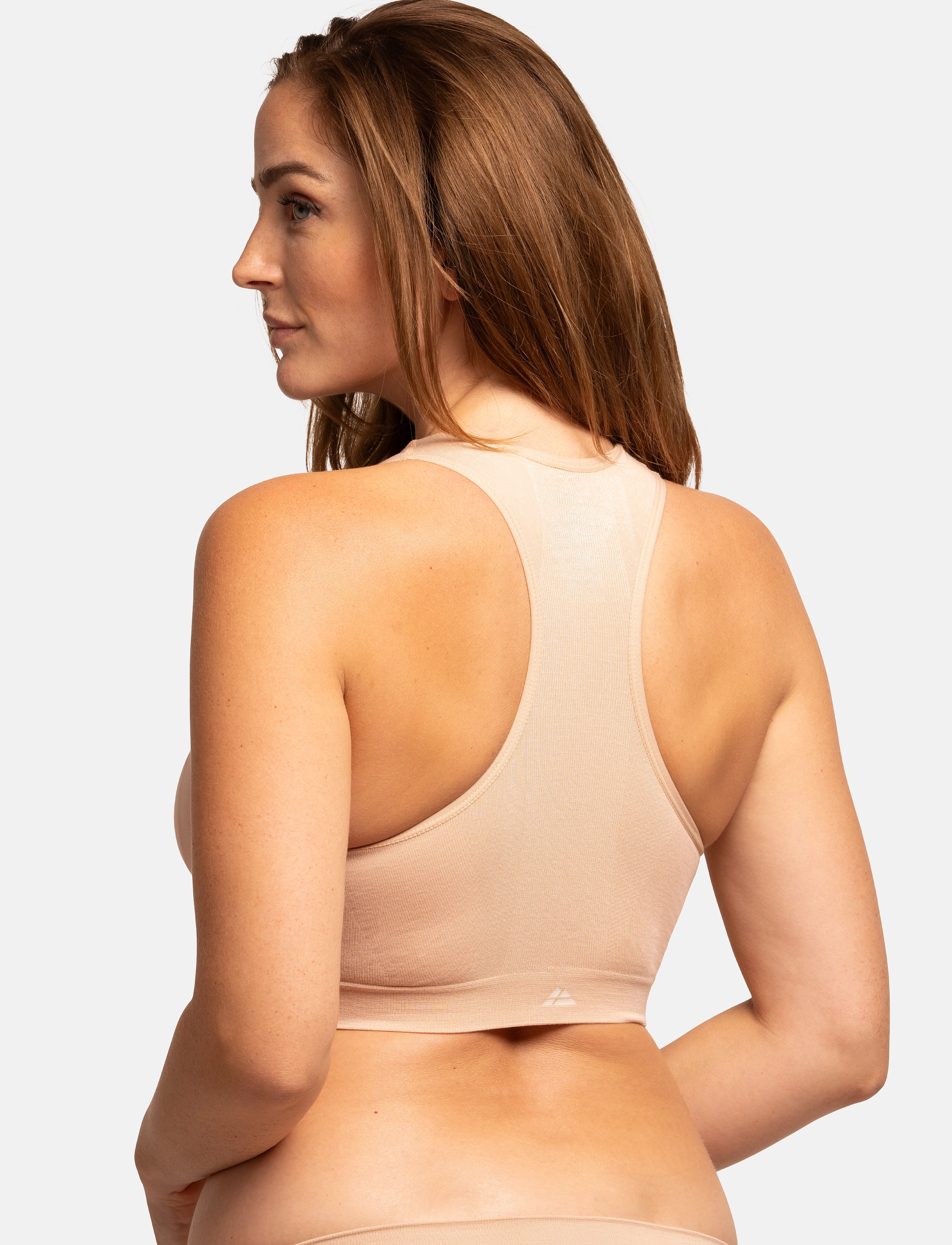 Danish Endurance - Bamboo Bralette (Women) 1-pack - tank-top brjóstahaldarar - nude beige - 4
