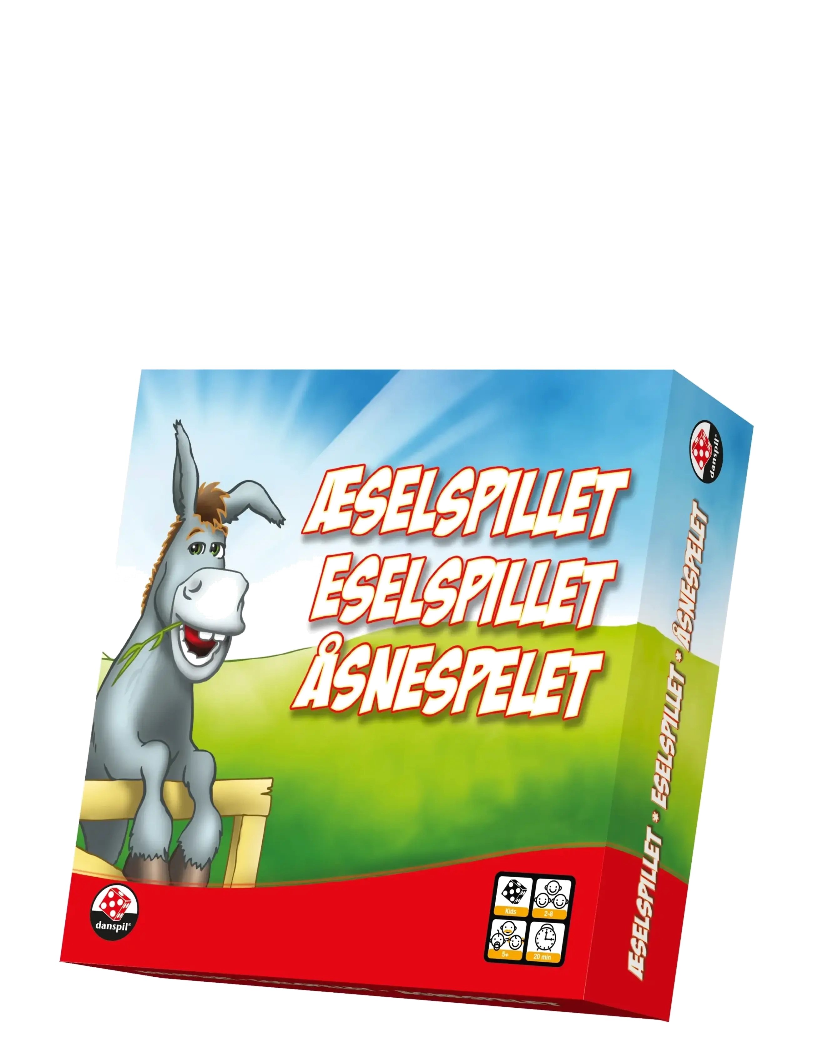 Danspil Æselspillet, One Size, Red, Spil > Brætspil, Børn
