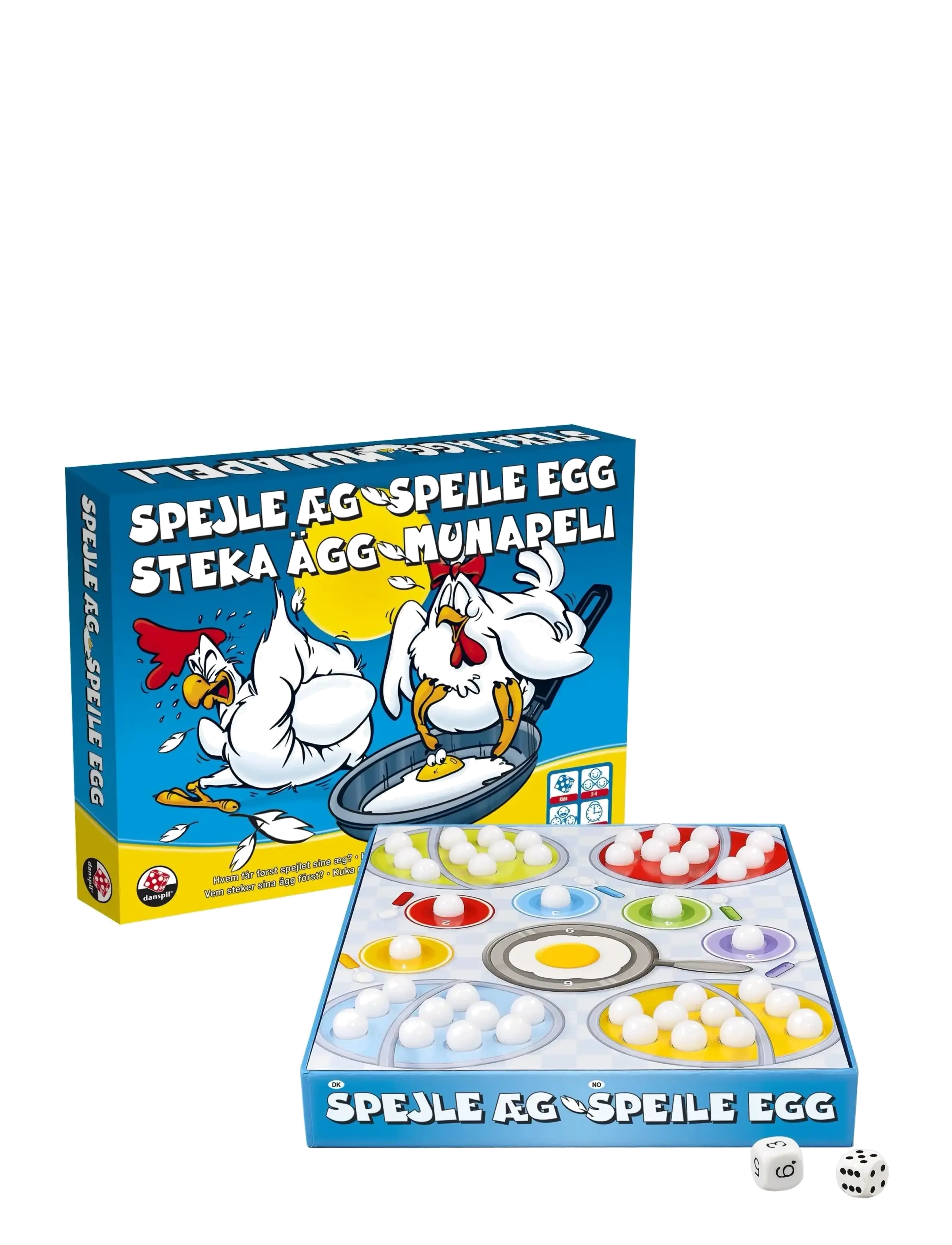 Danspil - Spejleæg - brætspil - multi coloured - 1