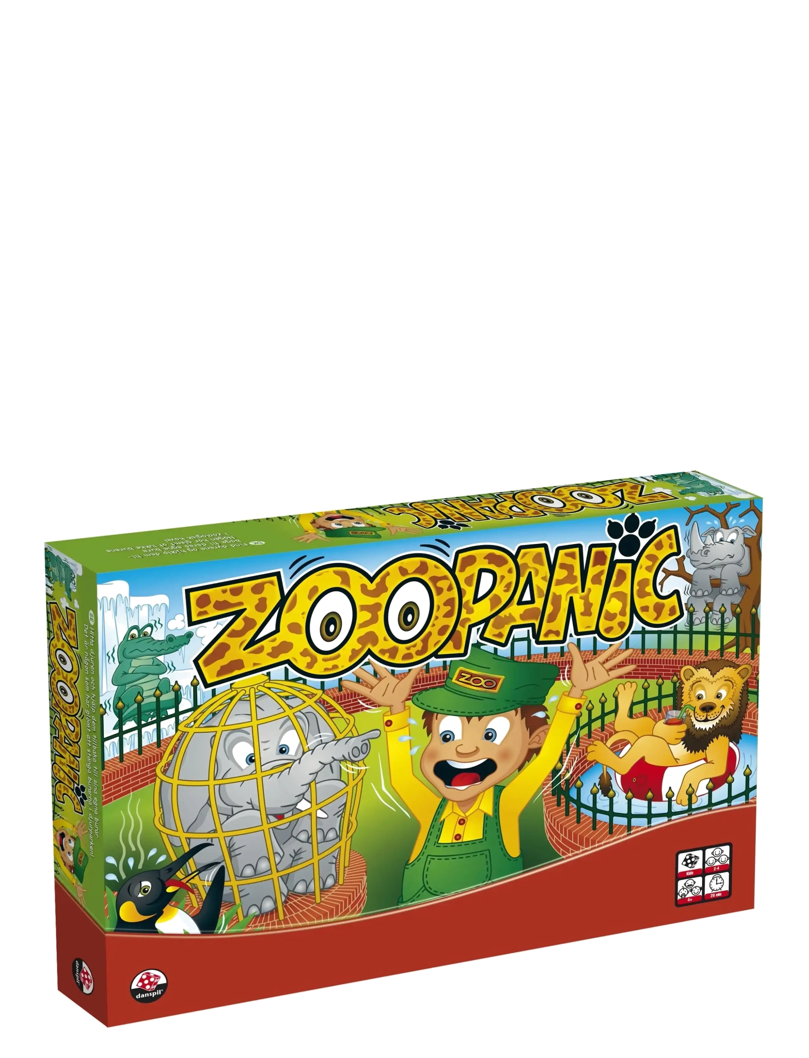 Danspil Zoopanic, One Size, Multi/patterned, Spil > Brætspil, Børn