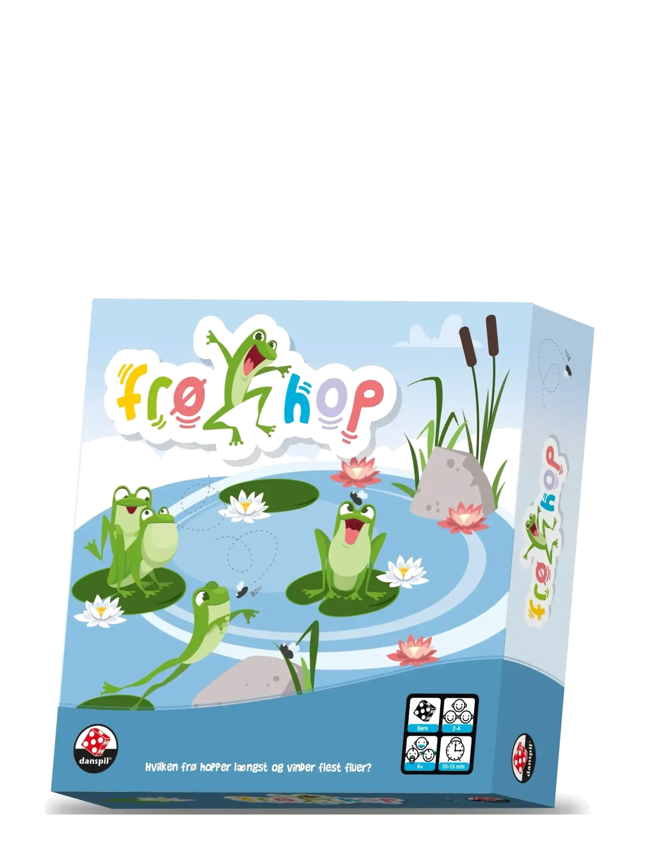Danspil Frøhop, Board Spil, Grøn, Str: ONE SIZE