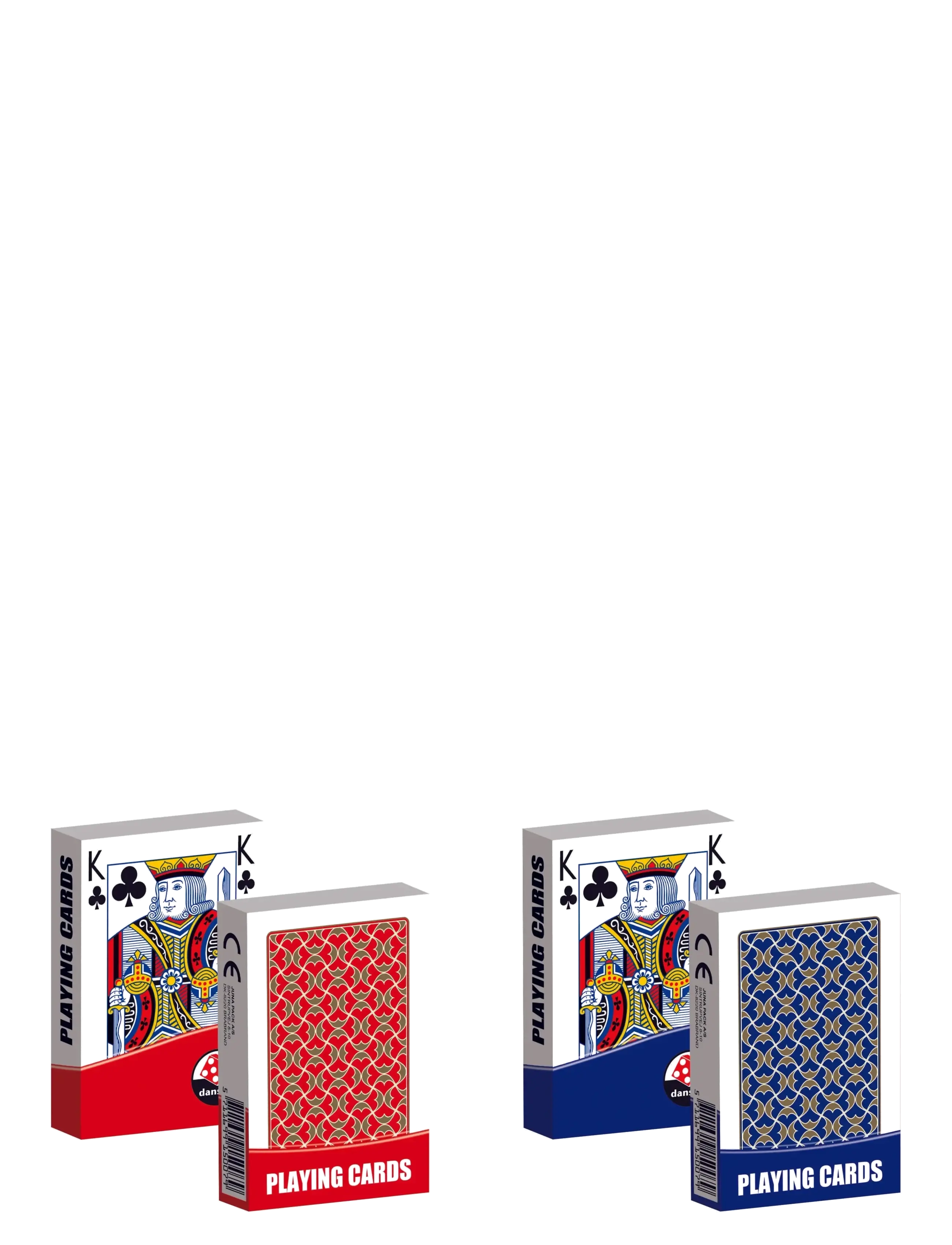 Spillekort i display - MULTI COLOURED