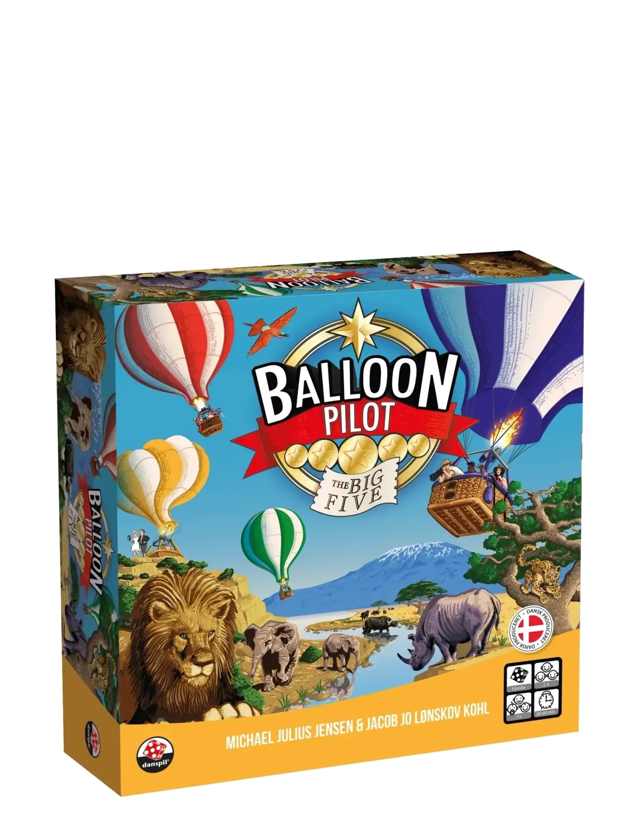 Danspil Balloon Pilot - Brætspil - MULTI COLOURED / multi