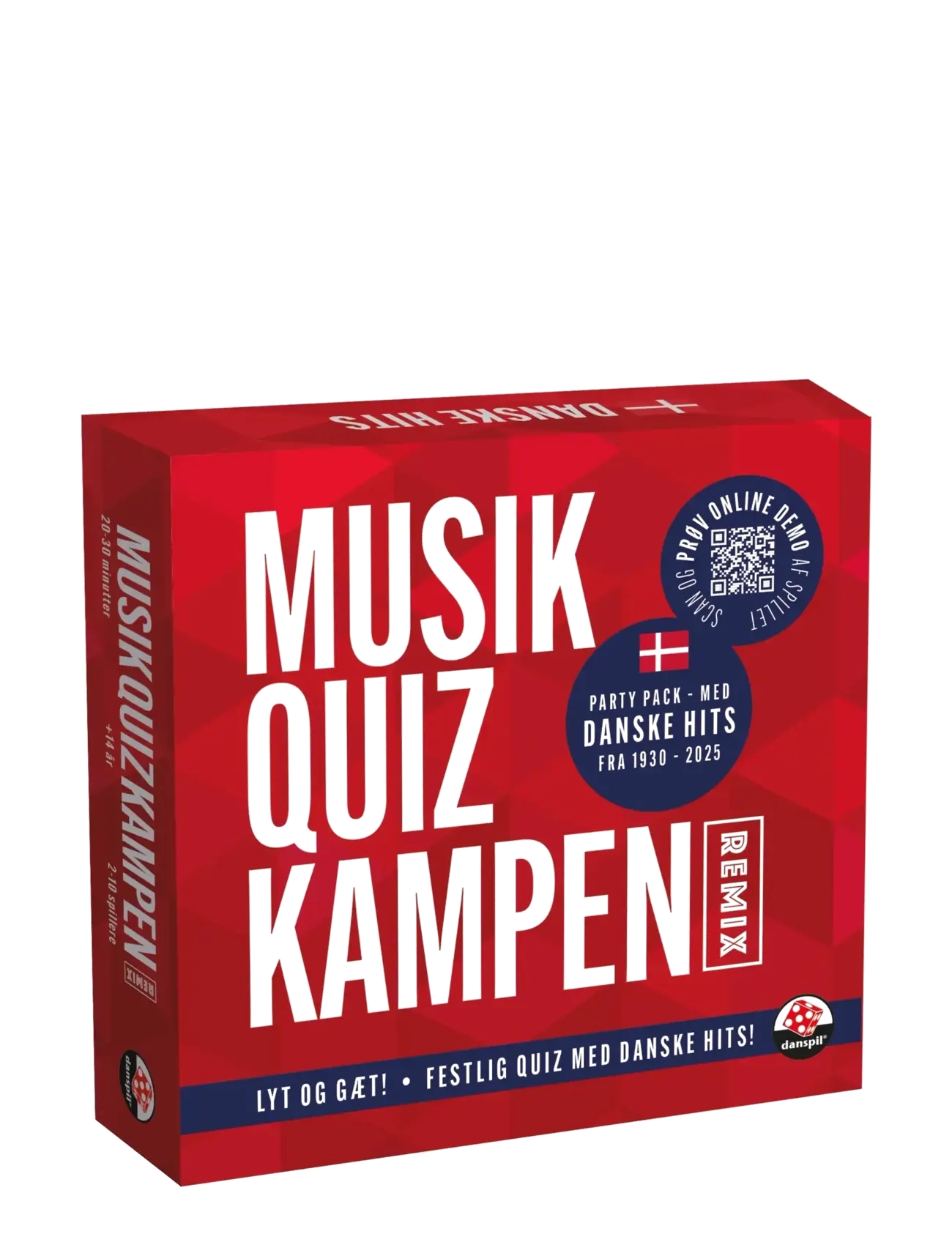 Danspil Musik Quiz Kampen – De Største Danske Hits - Brætspil - MULTI COLOURED / red