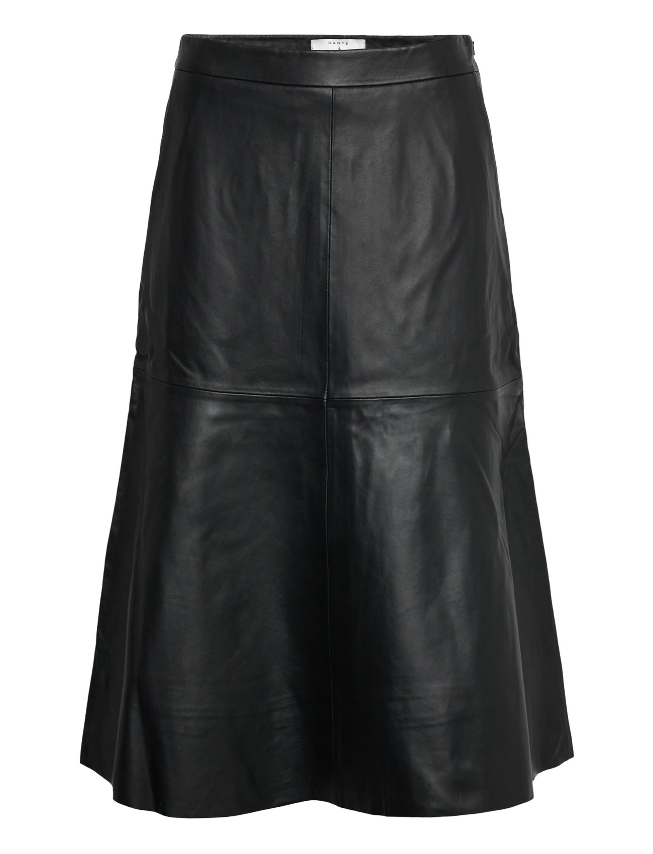 Dante6 Dante6-Colleen Flared Leather Skirt - Black - 34