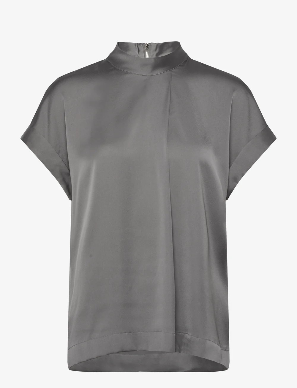 Dante6 - Opium top - kurzämlige blusen - pure grey - 0