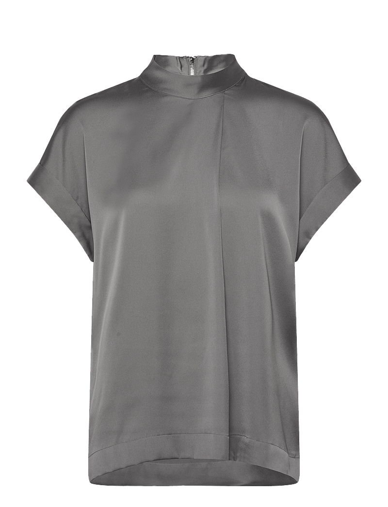 Dante6 - Opium top - lühikeste varrukatega pluusid - pure grey - 0